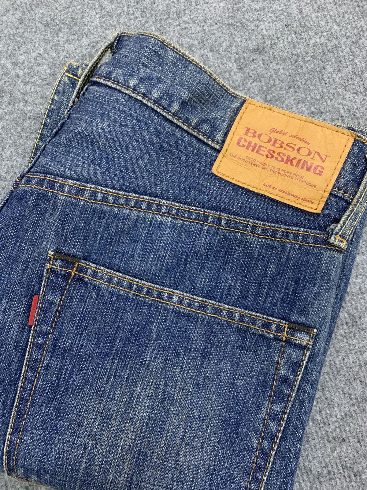 Japanese Brand VINTAGE BOBSON CHESSKING. Size US 30 / EU 46 - 10 Thumbnail