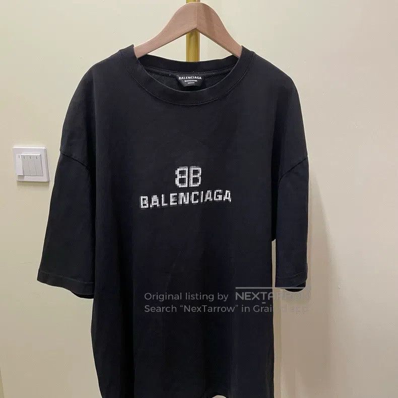 Balenciaga Balenciaga Mosaic Blurred Logo L Size Size US L / EU 52-54 / 3 - 1 Thumbnail