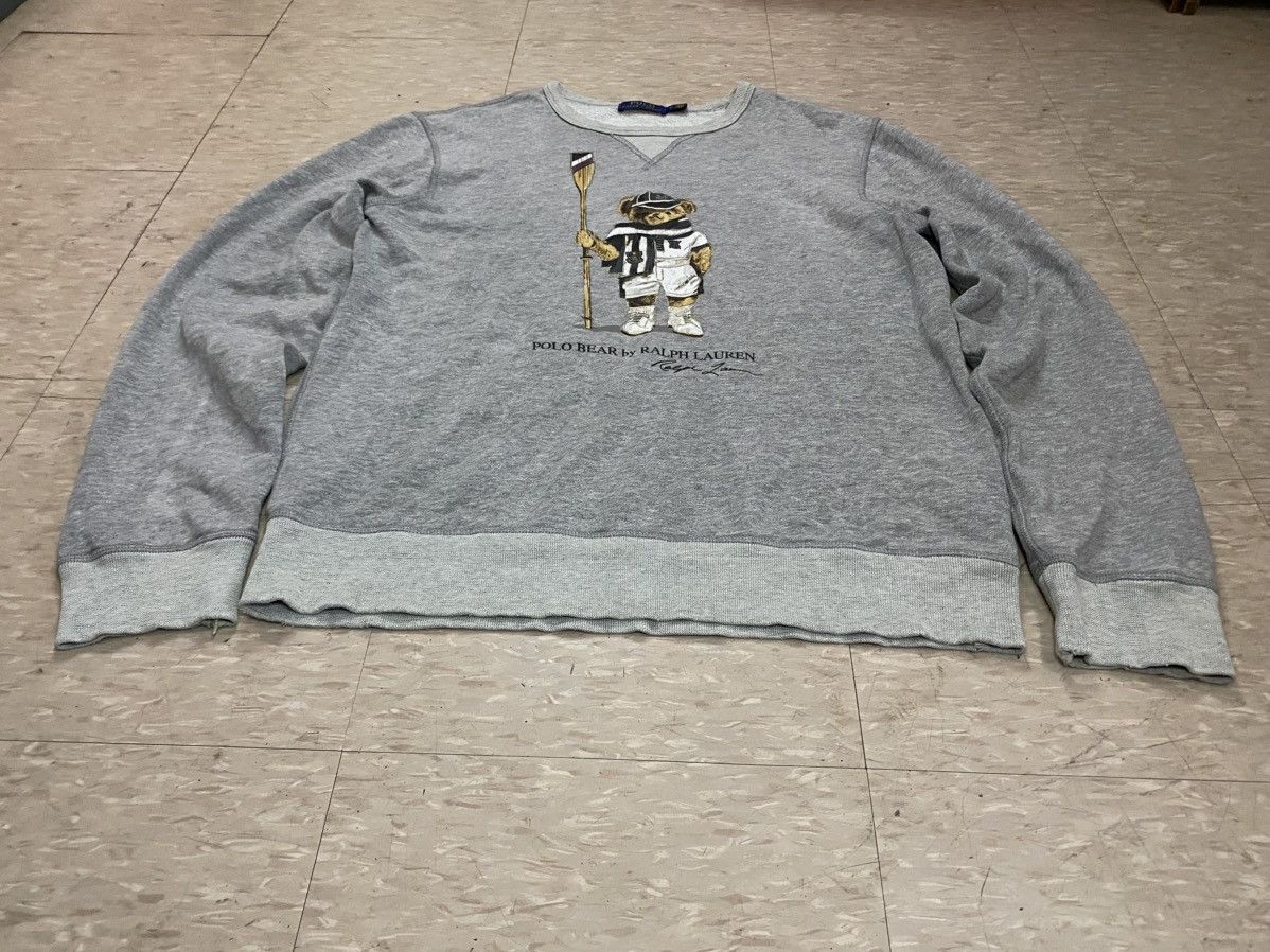 Polo Ralph Lauren Vintage polo bear by ralph lauren distressed sweatshirt Size US M / EU 48-50 / 2 - 12 Thumbnail