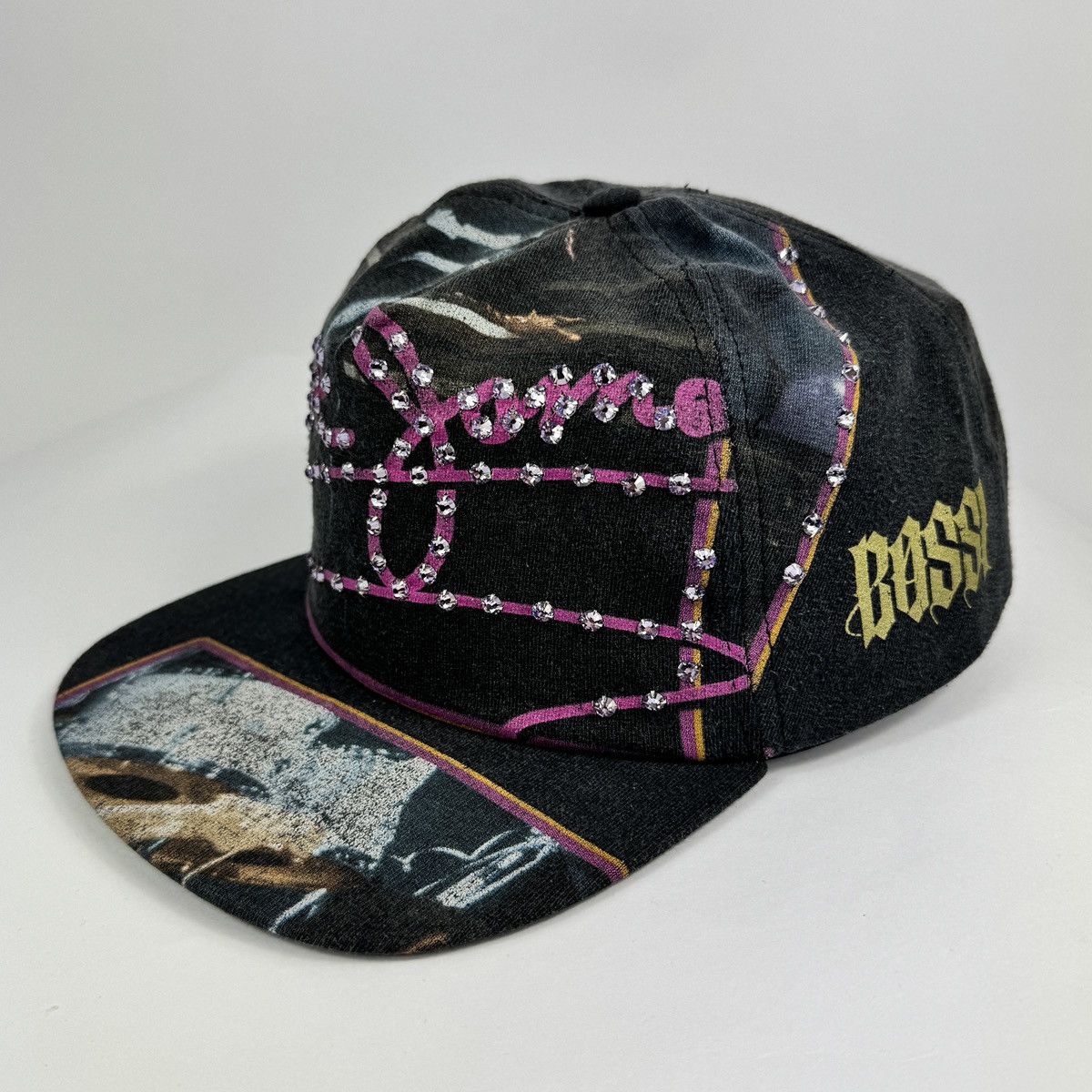 Bossi Sportswear BOSSI HARLEY DAVIDSON 1/1 RHINESTONE VINTAGE CAP Size ONE SIZE - 5 Thumbnail