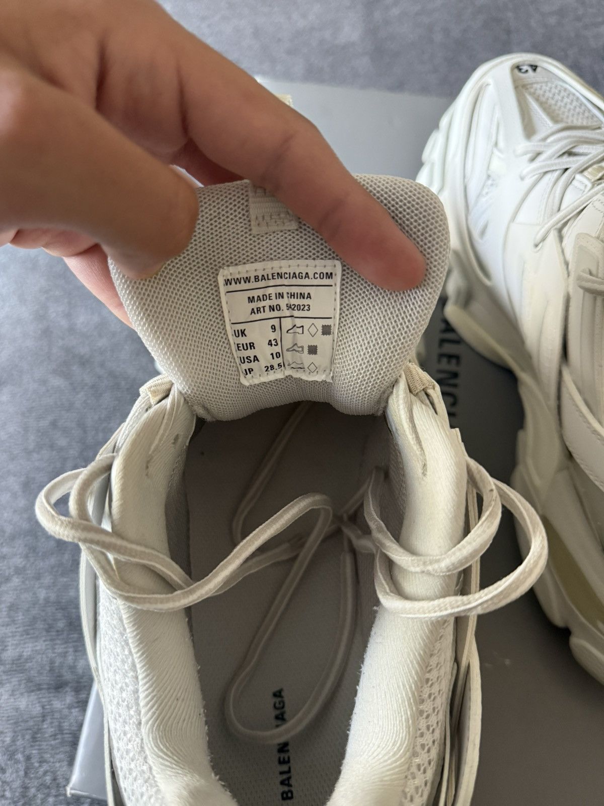 Balenciaga Balenciaga Track white Size US 10 / EU 43 - 7 Thumbnail