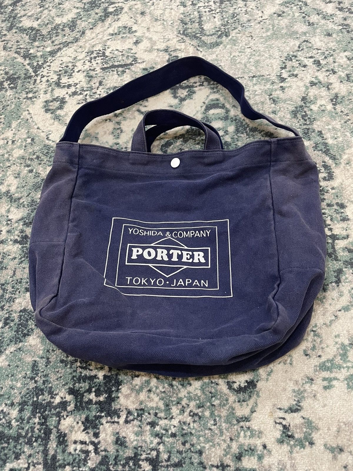 Porter Yoshida Porter Tokyo X Lower Case Blue Logo Sling Bag Size ONE SIZE - 3 Thumbnail