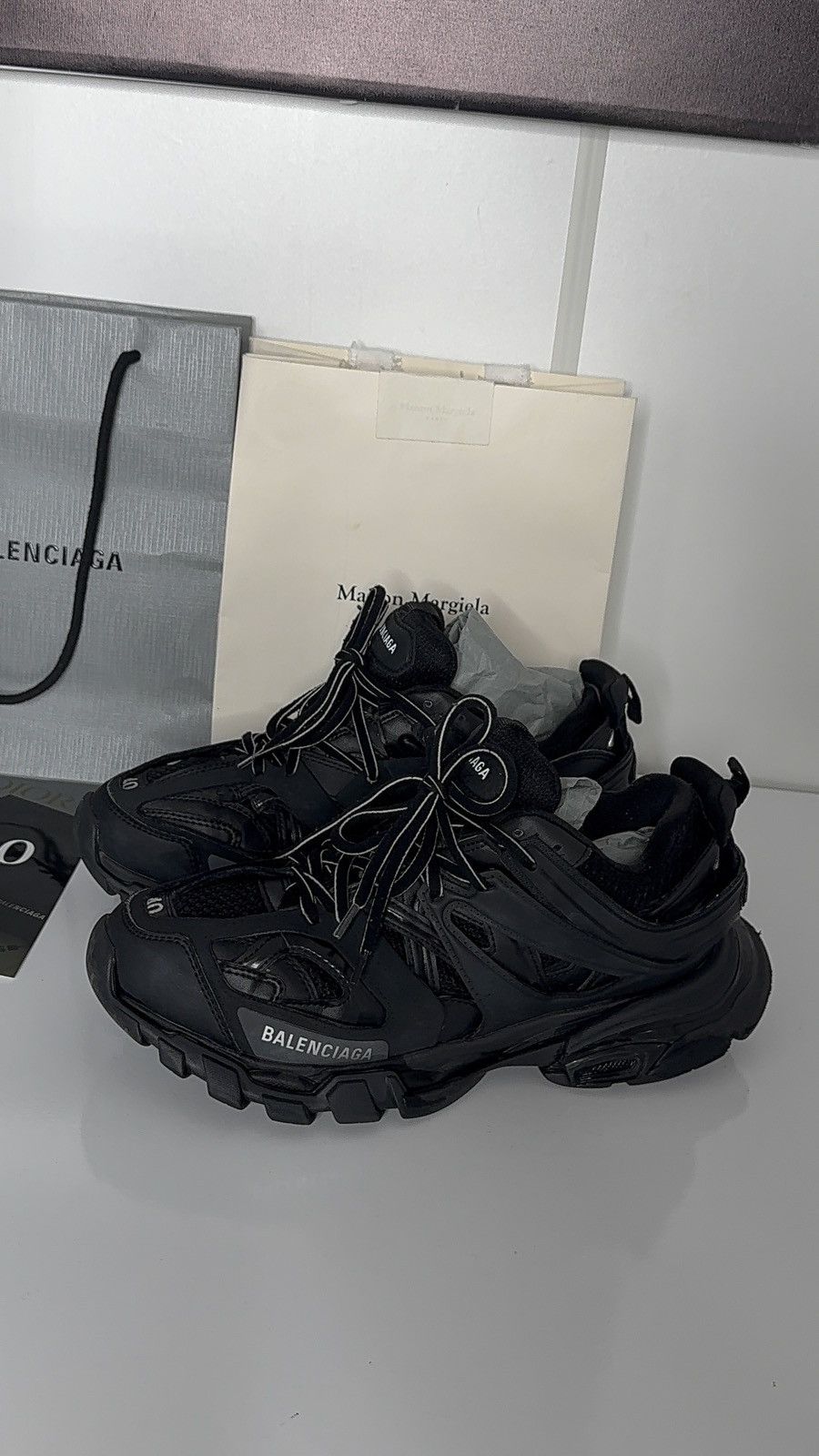 Balenciaga ✅ Balenciaga Track 1 Classic Black 40 low Size US 7.5 / EU 40-41 - 4 Thumbnail