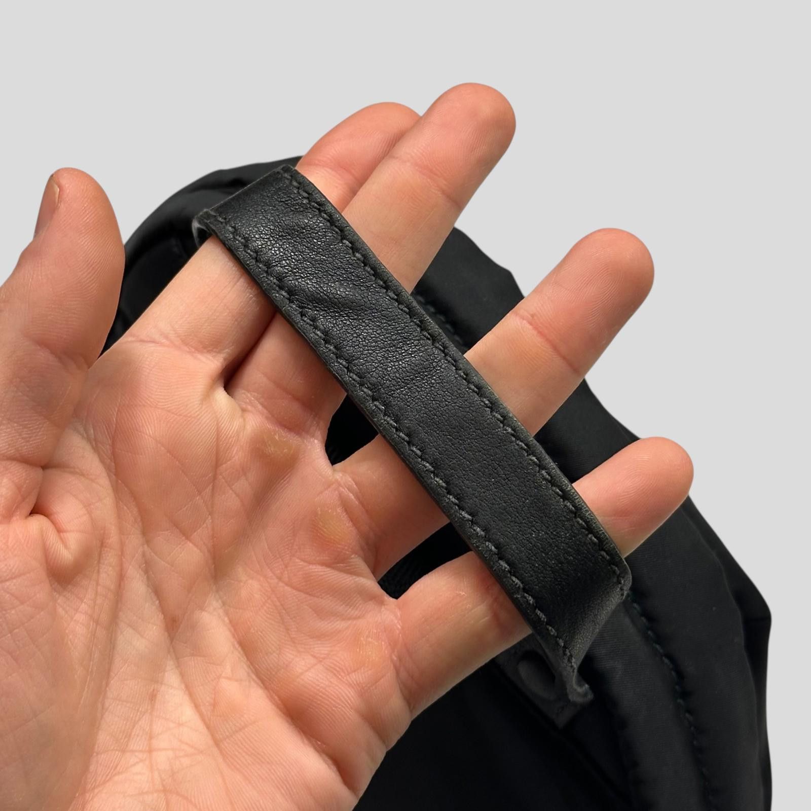 Prada Prada 2018 Rubber Race Logo Nylon Sling Harness Backpack Size ONE SIZE - 7 Thumbnail