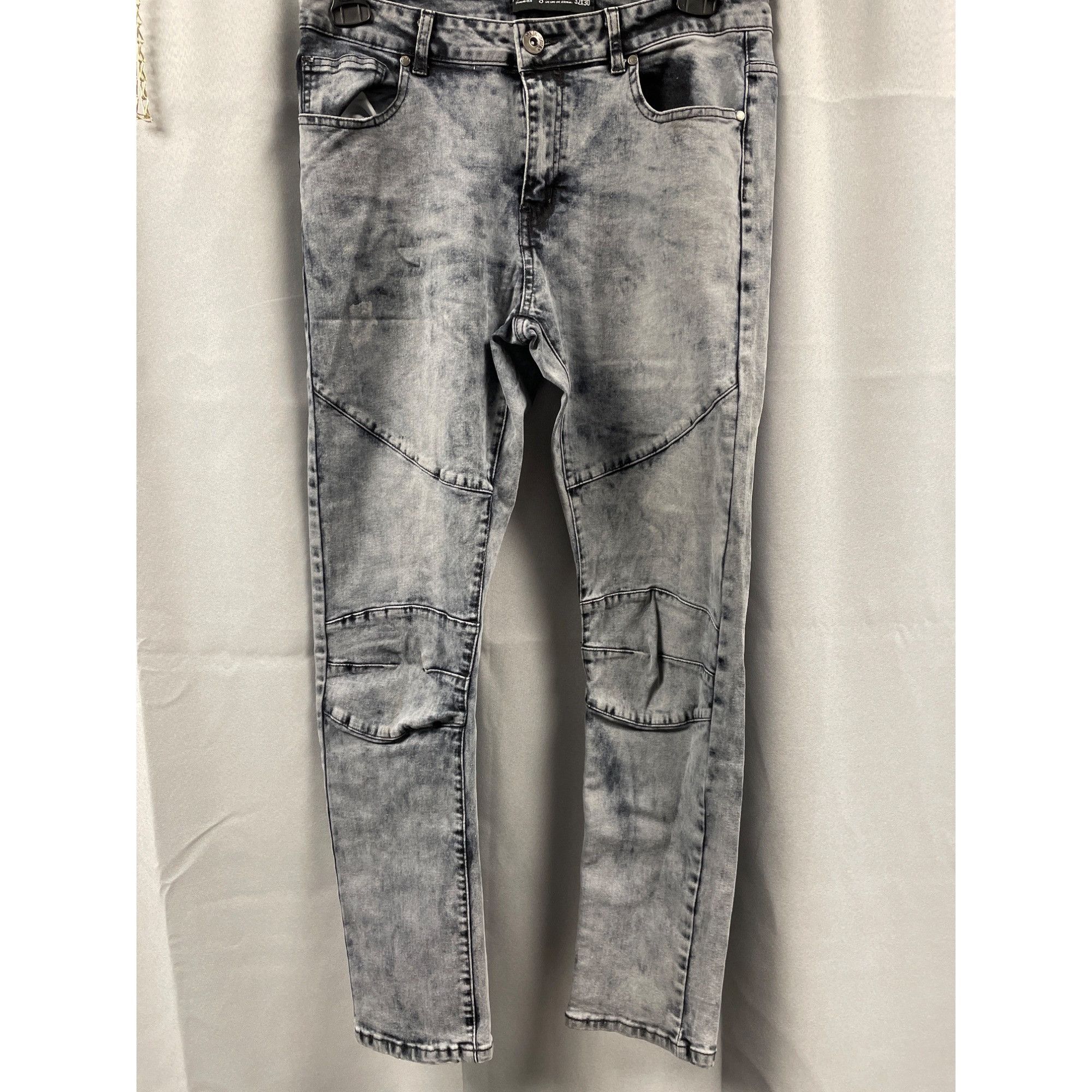 Other Seven Souls Men's Gray wash Jeans stretch skinny size 32 x 3 Size US 32 / EU 48 - 1 Thumbnail