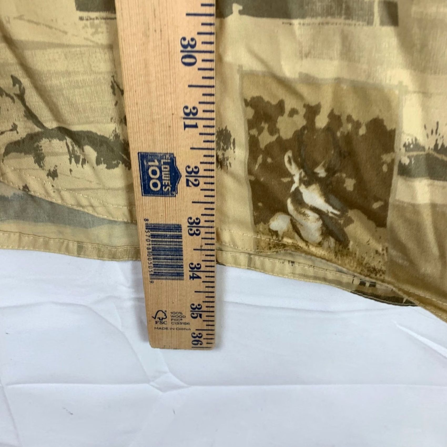 Vintage Columbia Button-Down Shirt Mens XL Tan Prairie Goat Print River Lodge HM7106-115 Size US XL / EU 56 / 4 - 4 Thumbnail
