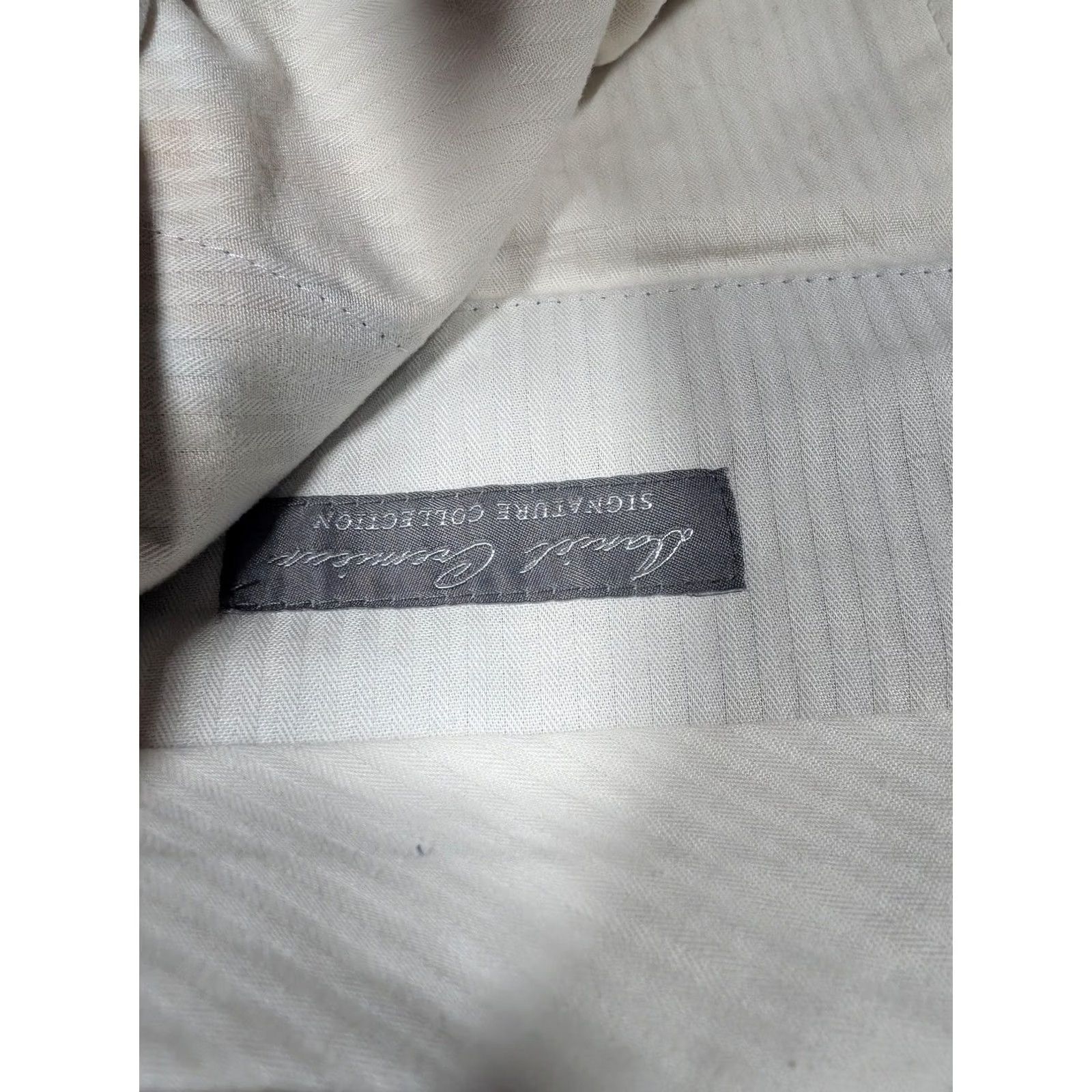 Cremieux Cremieux Pants Mens 38x32 Gray Wool Flat Front Straight Leg Dress Pants Mens Regular 32 Inseam Size US 38 / EU 54 - 7 Thumbnail