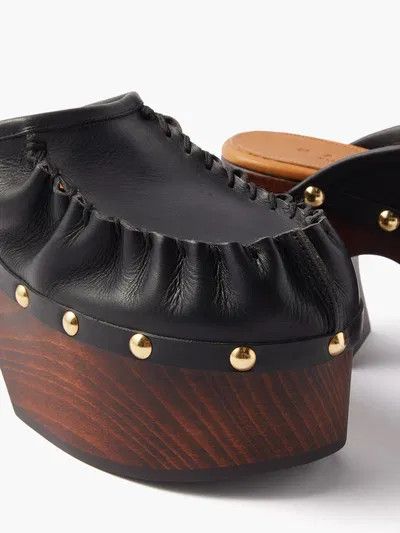 Marni o1y1025 Mules in Black Size US 6 / IT 36 - 2 Thumbnail