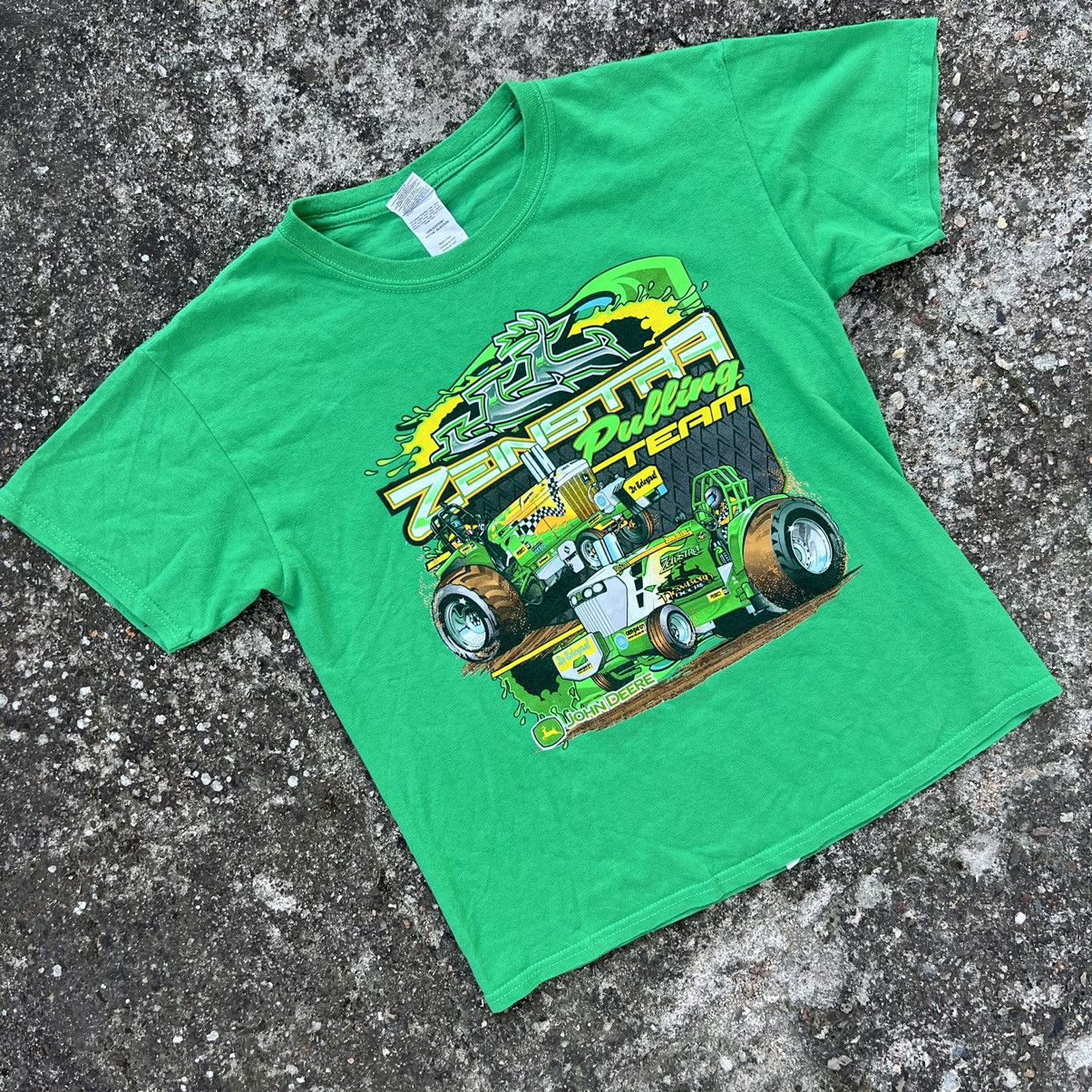 John Deere × Vintage Vintage 90s John Deere Tractor Racing Tee Size US S / EU 44-46 / 1 - 3 Thumbnail