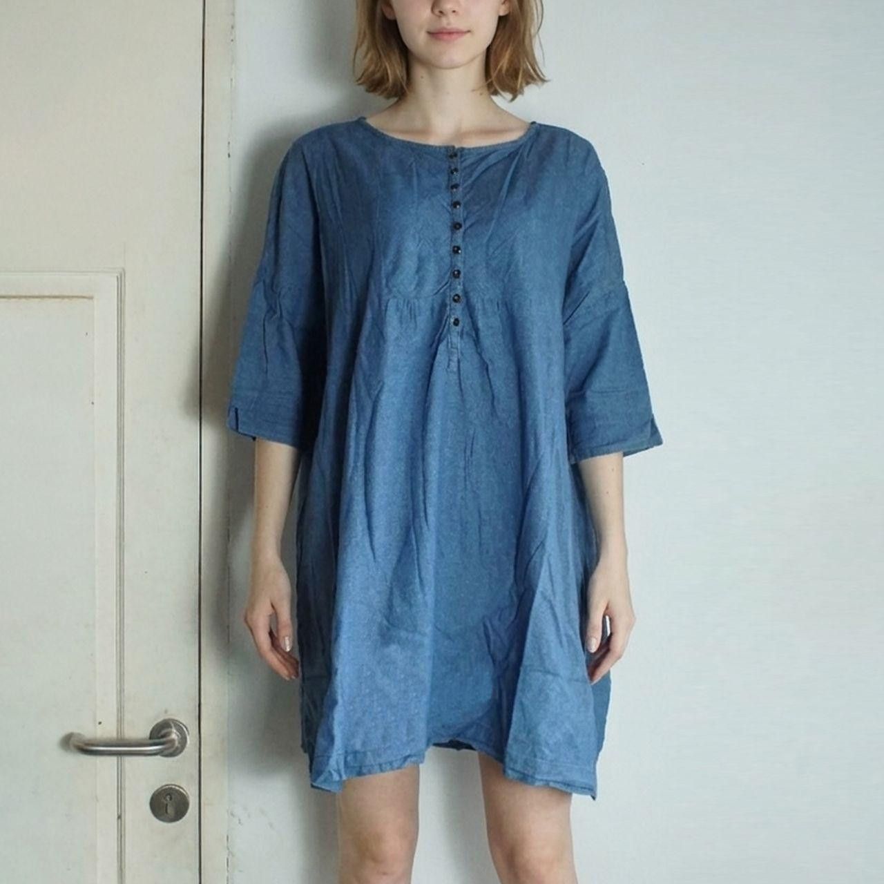 OMNIGOD *NoTariff Omnigod Japan Wide Denim Top Size ONE SIZE - 1 Thumbnail