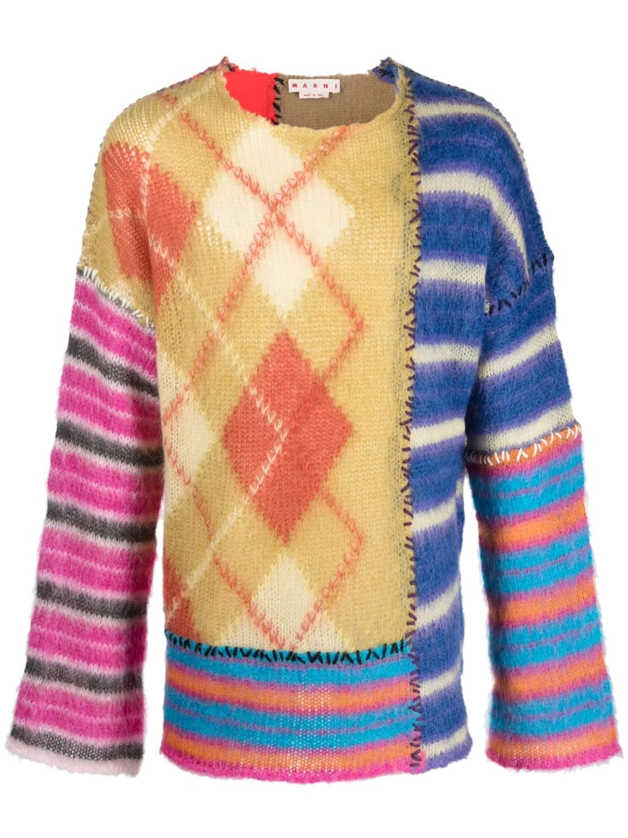 Marni o1y0225 Sweater in Multicolor Size US M / EU 48-50 / 2 - 1 Thumbnail