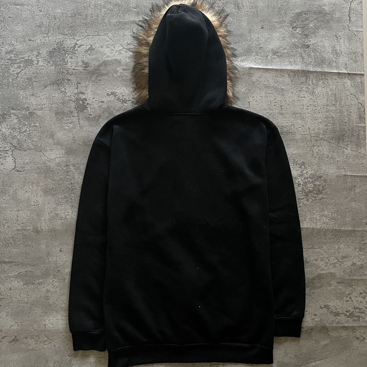 If Six Was Nine Spyder Gothic Punk Faux Fur Zip Hoodie Japanese Style Size US L / EU 52-54 / 3 - 8 Thumbnail