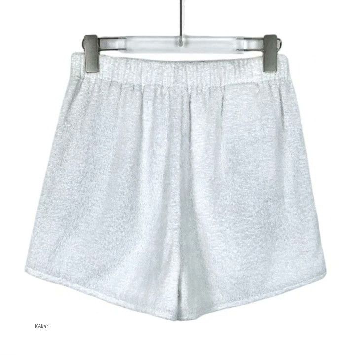 Prada Prada White Triangle Logo Cotton Towel Shorts Size US 40 / EU 56 - 2 Thumbnail