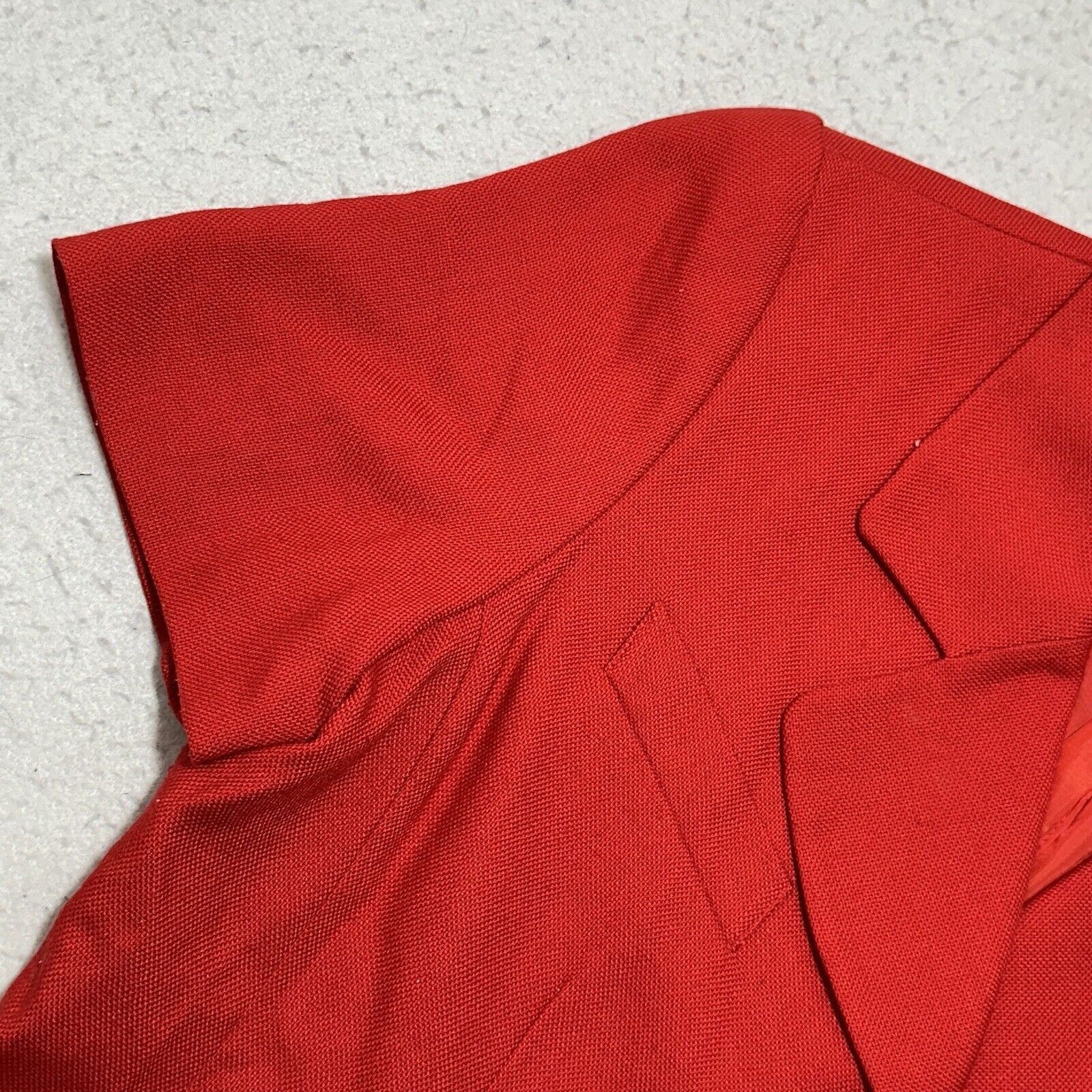 Other Kasper For A.S.L. 14 Blazer Jacket Red Button Front Coat Size XL / US 12-14 / IT 48-50 - 6 Thumbnail
