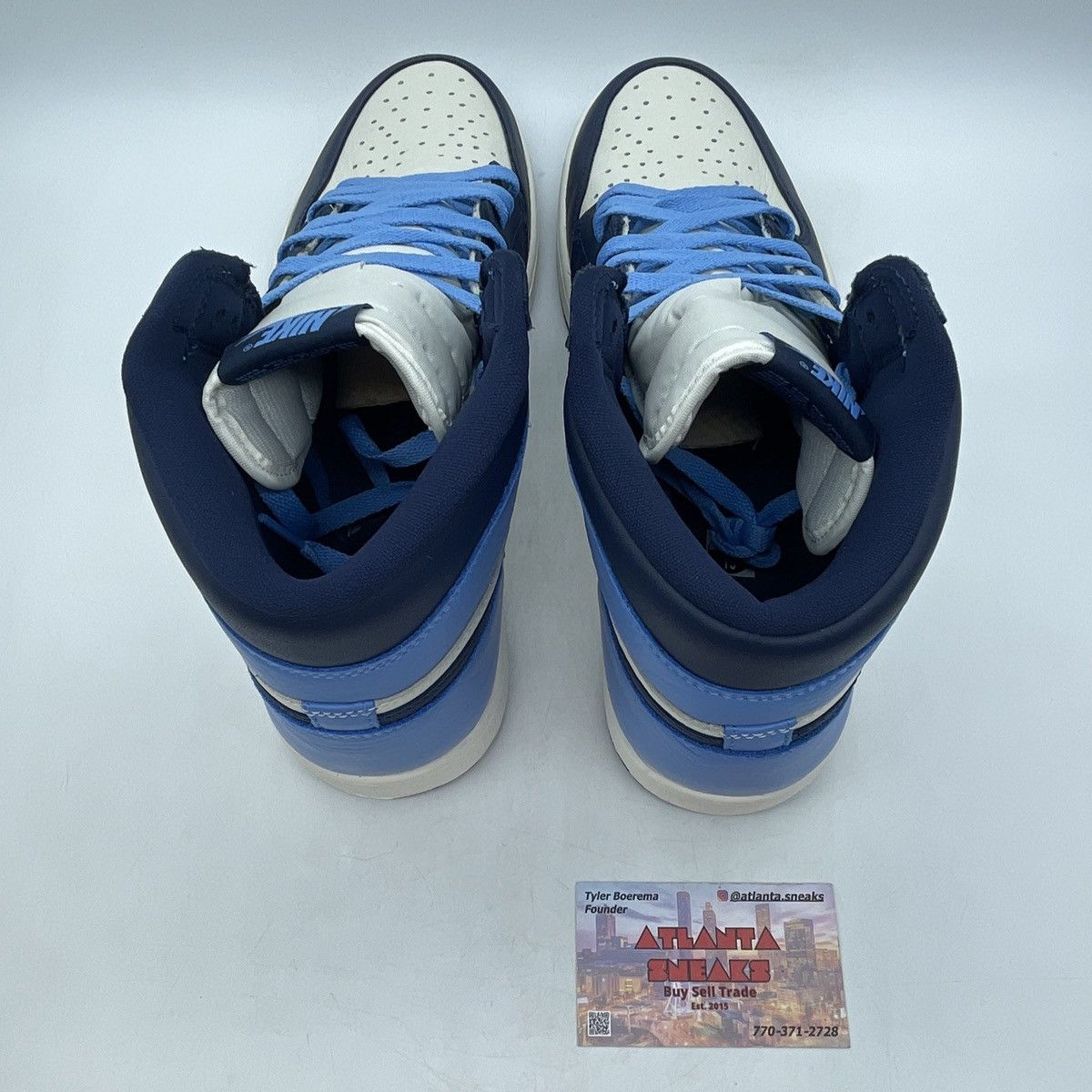 Jordan Brand Air Jordan 1 high obsidian Size US 13 / EU 46 - 6 Thumbnail