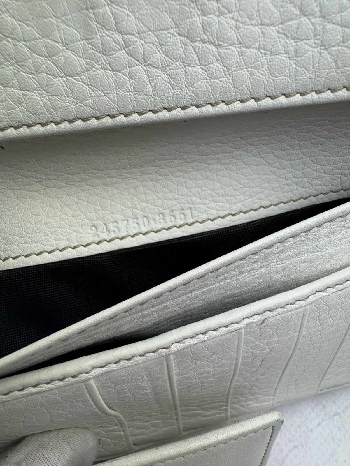 Gucci Gucci Wallet Vintage White Size ONE SIZE - 8 Thumbnail