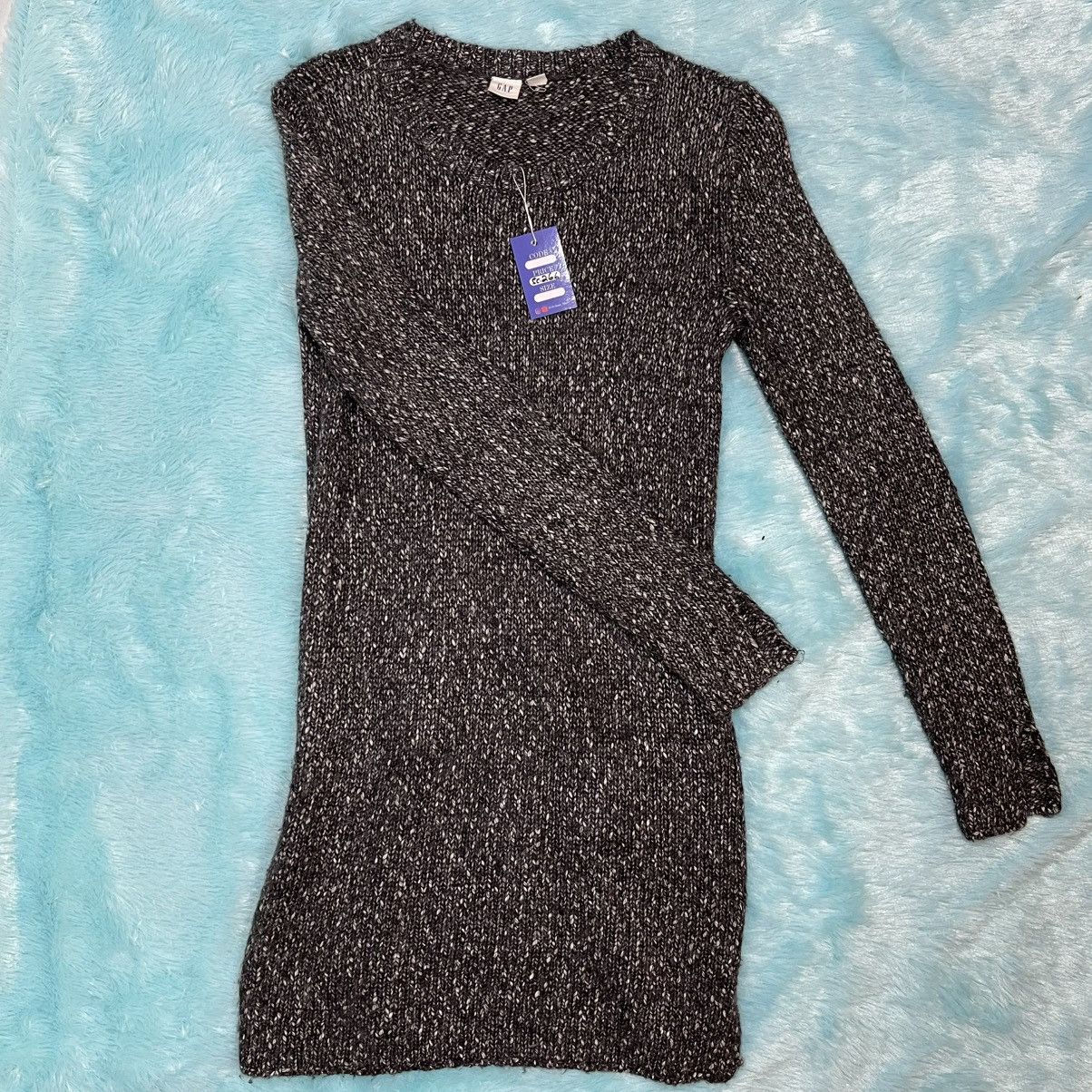 Gap GAP Gray Knit Sweater Dress Size XS / US 0-2 / IT 36-38 - 3 Thumbnail