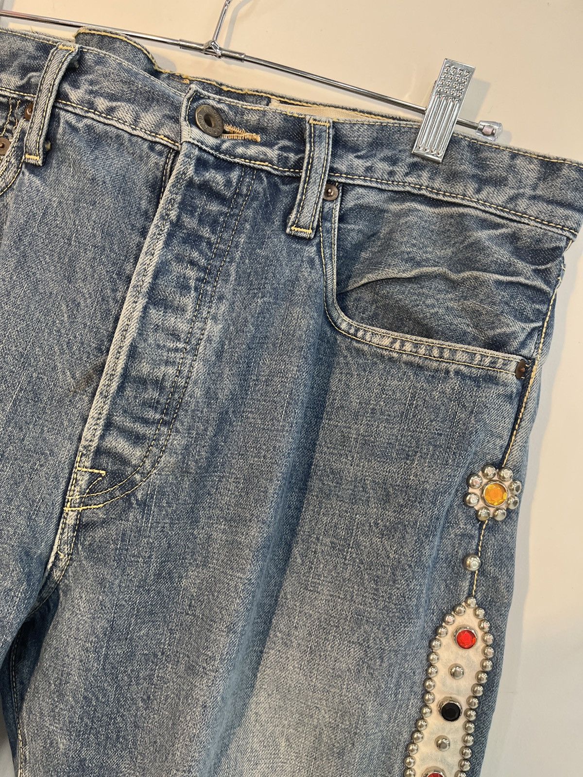 Kapital Kapital 14oz Denim 5p MONKEY CISCO (STUDS) Size US 34 / EU 50 - 5 Thumbnail