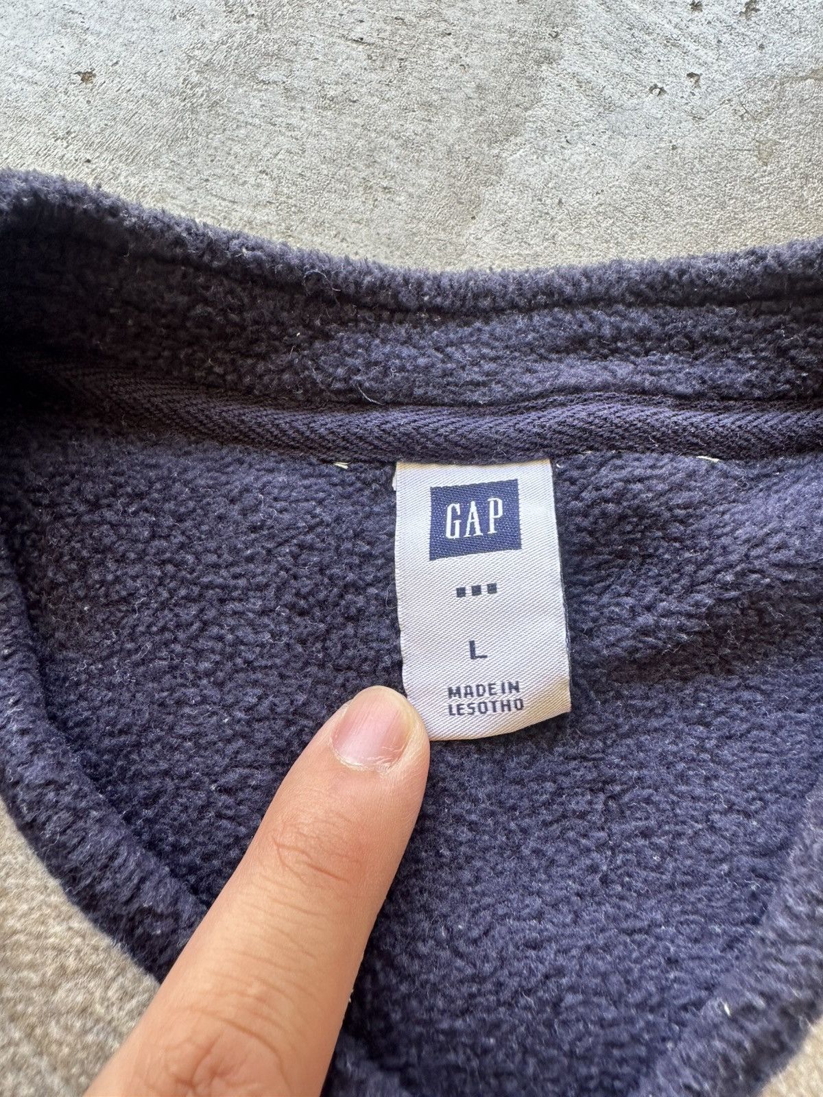 Gap Vintage 2000's Beige Gap Fleece Size US M / EU 48-50 / 2 - 3 Thumbnail