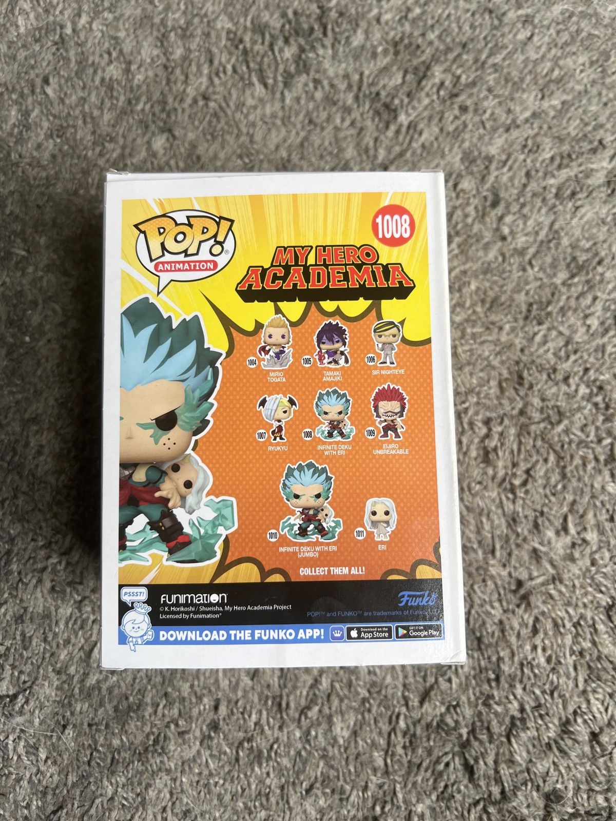 Hypebeast Funko Pop! Infinite Deku With Eri Vinyl Figure Size ONE SIZE - 2 Thumbnail