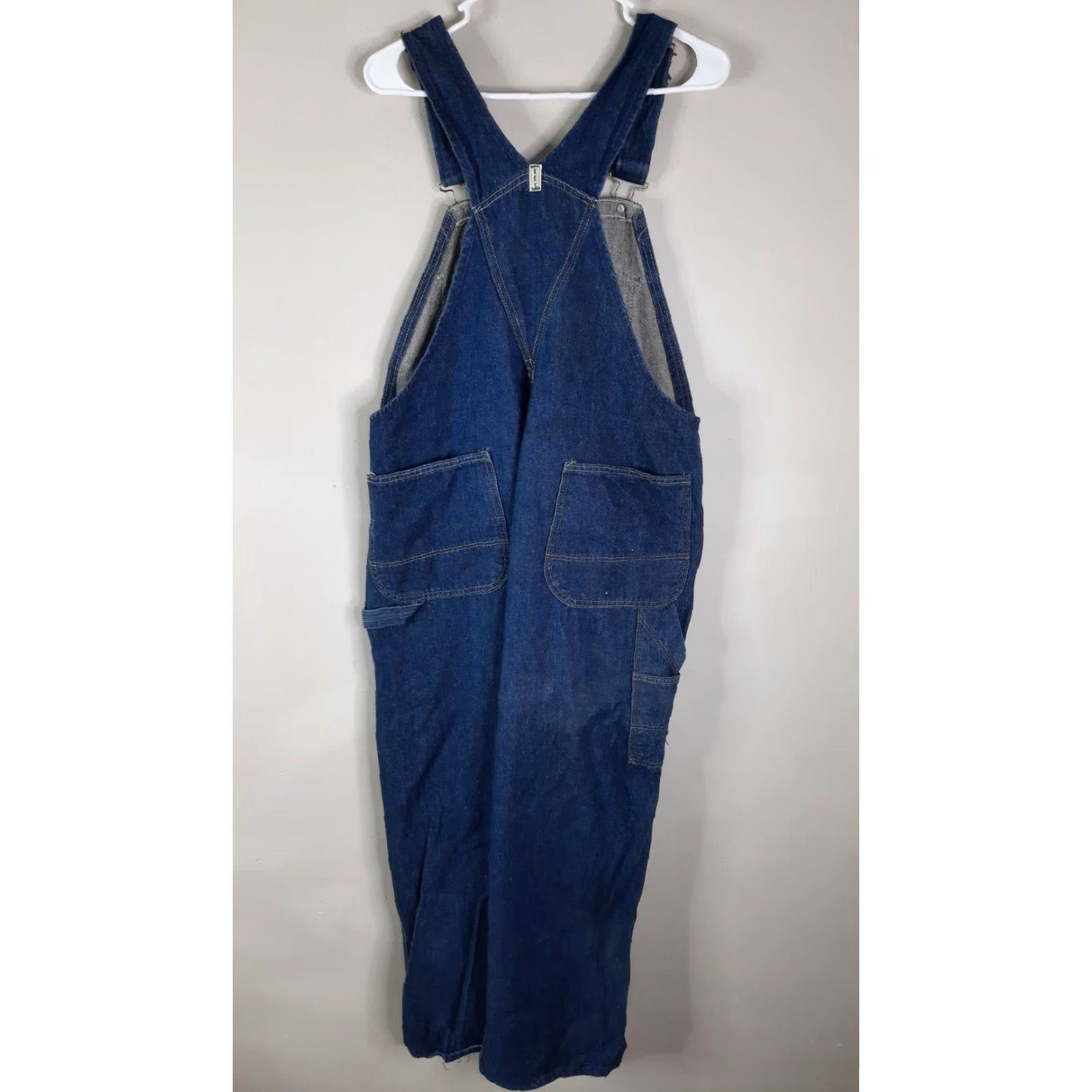 Vintage VINTAGE Key Imperial Work Farm Hipster Trucker Bib Overalls Mens 40x30 Denim Size US 40 / EU 56 - 5 Thumbnail