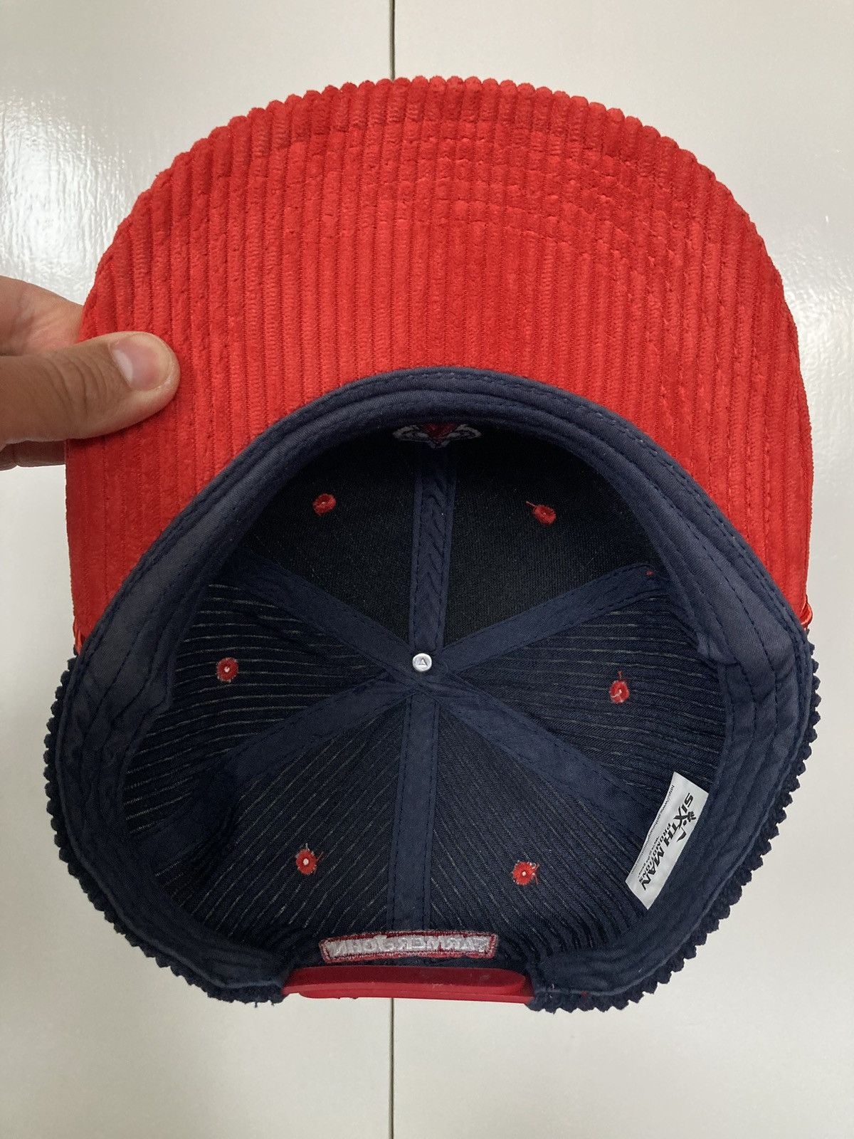 MLB LOS ANGELES ANAHIEM ANGELS SNAPBACK CAP HAT CORDUROY MLB LA Size ONE SIZE - 8 Thumbnail
