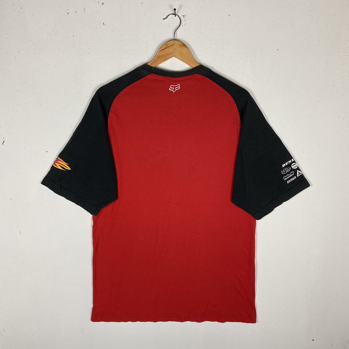 Fox Racing × Honda × Vintage Vintage 90's HONDA RACING Logo Graphic Tee Size US L / EU 52-54 / 3 - 7 Thumbnail