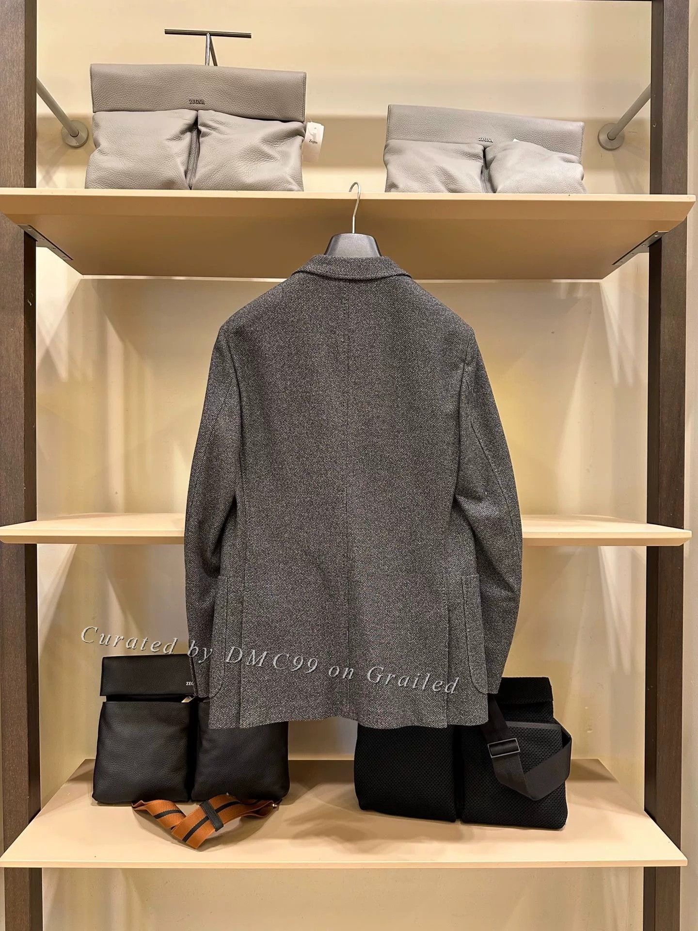 Ermenegildo Zegna Zegna Men's Gray Blazer Size US M / EU 48-50 / 2 - 6 Thumbnail