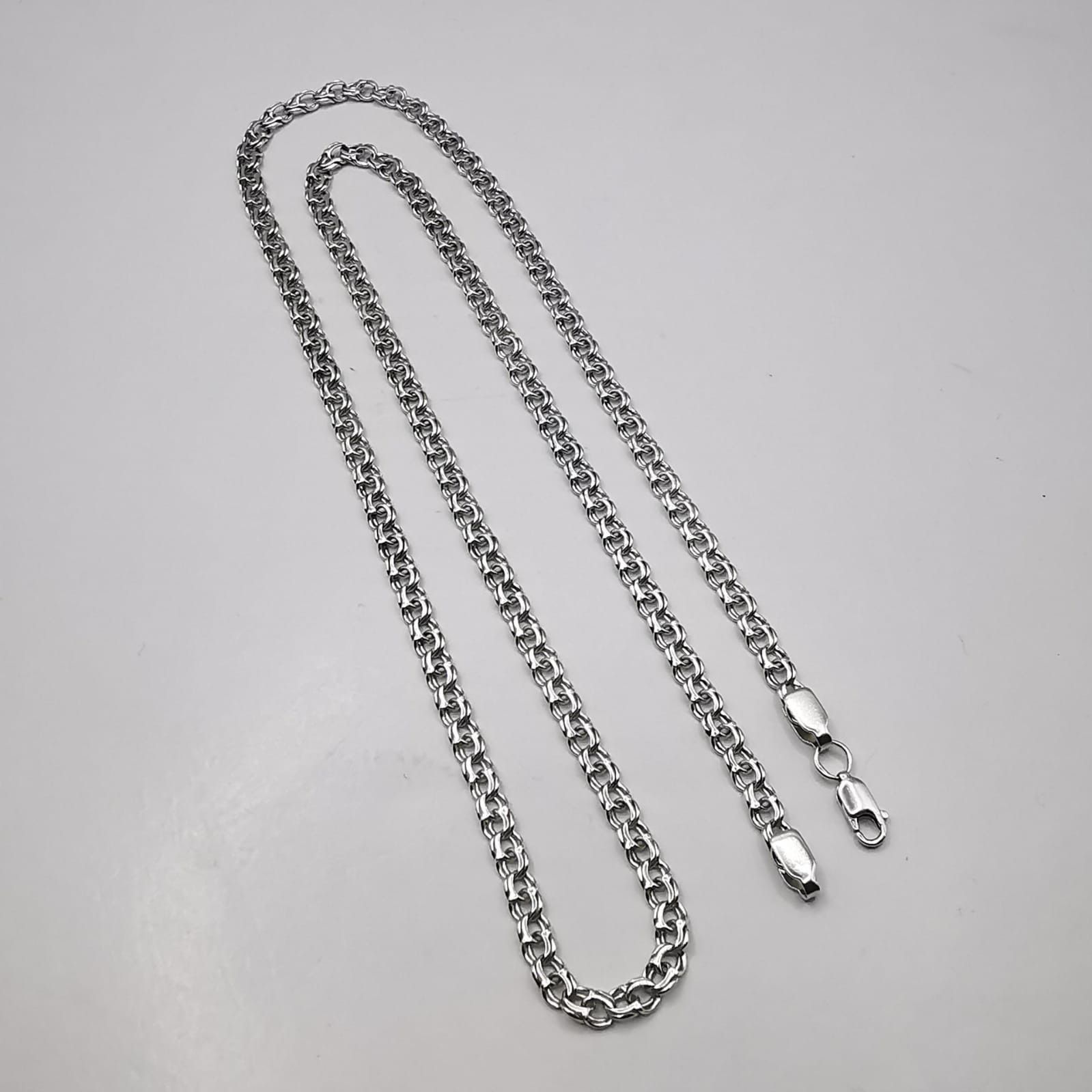 Sterling Silver Vintage Jewelry Chain,925 Sterling Silver,Signed 15,31g Size ONE SIZE - 1 Thumbnail