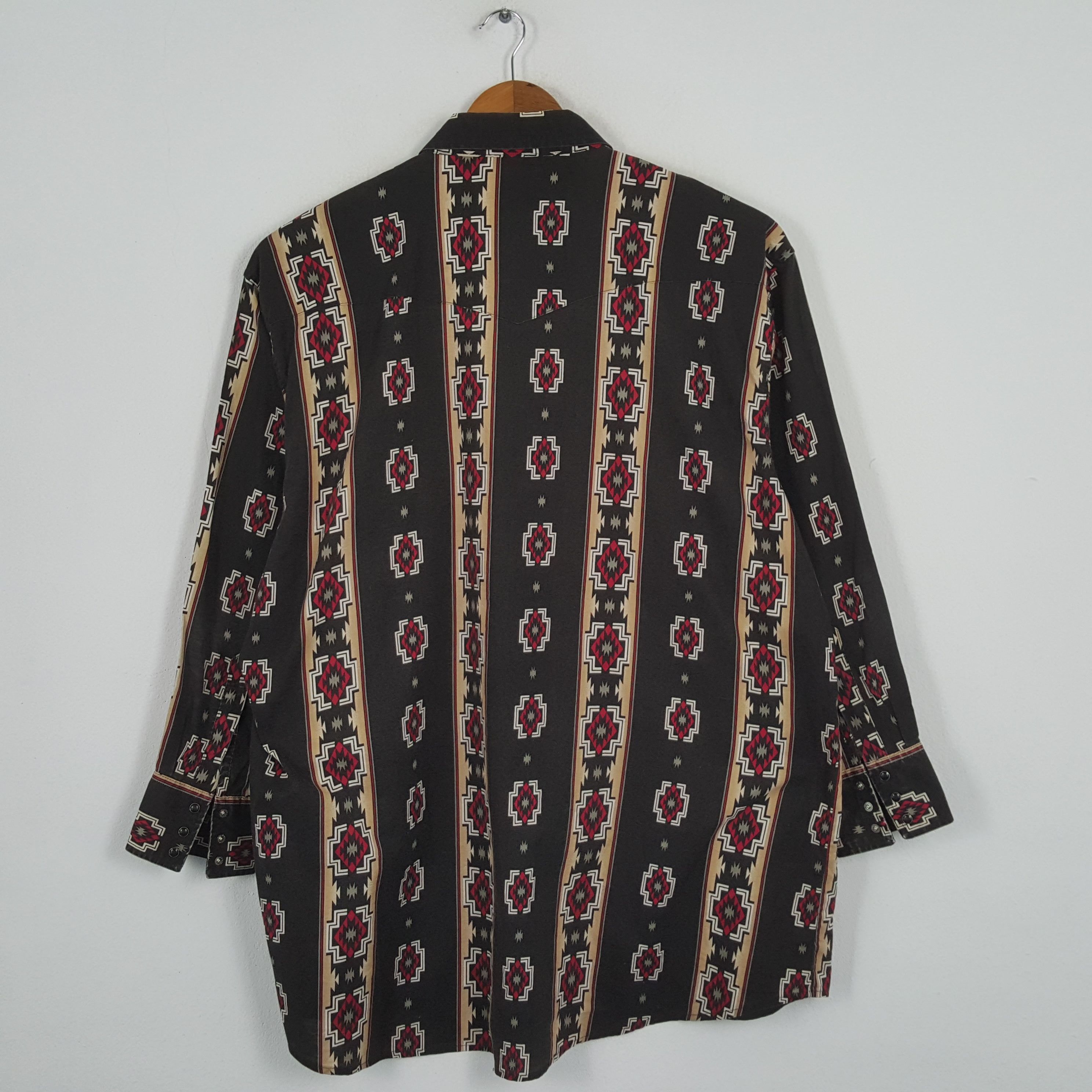 Vintage × Wrangler Vintage WRANGLER American Classic Style Shirts Size US XXL / EU 58 / 5 - 3 Thumbnail