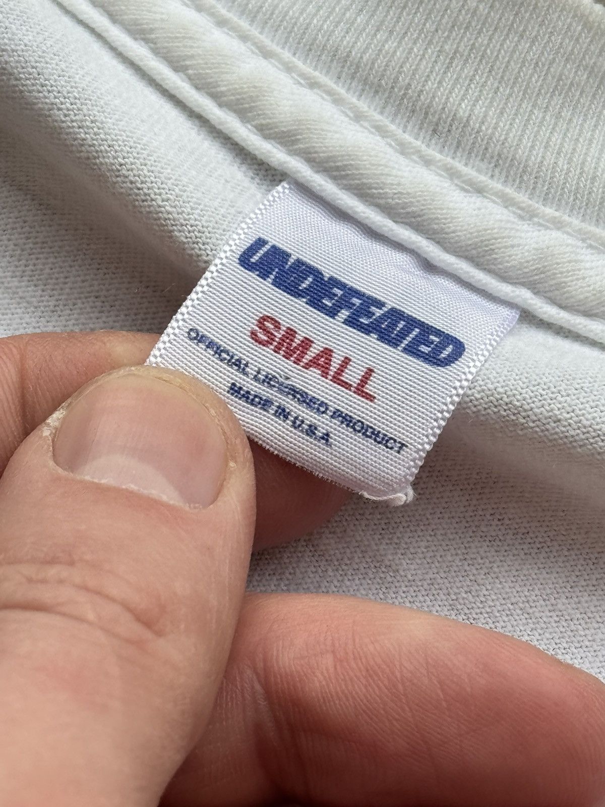 Japanese Brand Undefeated Spell Out T Shirt Made In USA Size US S / EU 44-46 / 1 - 3 Thumbnail