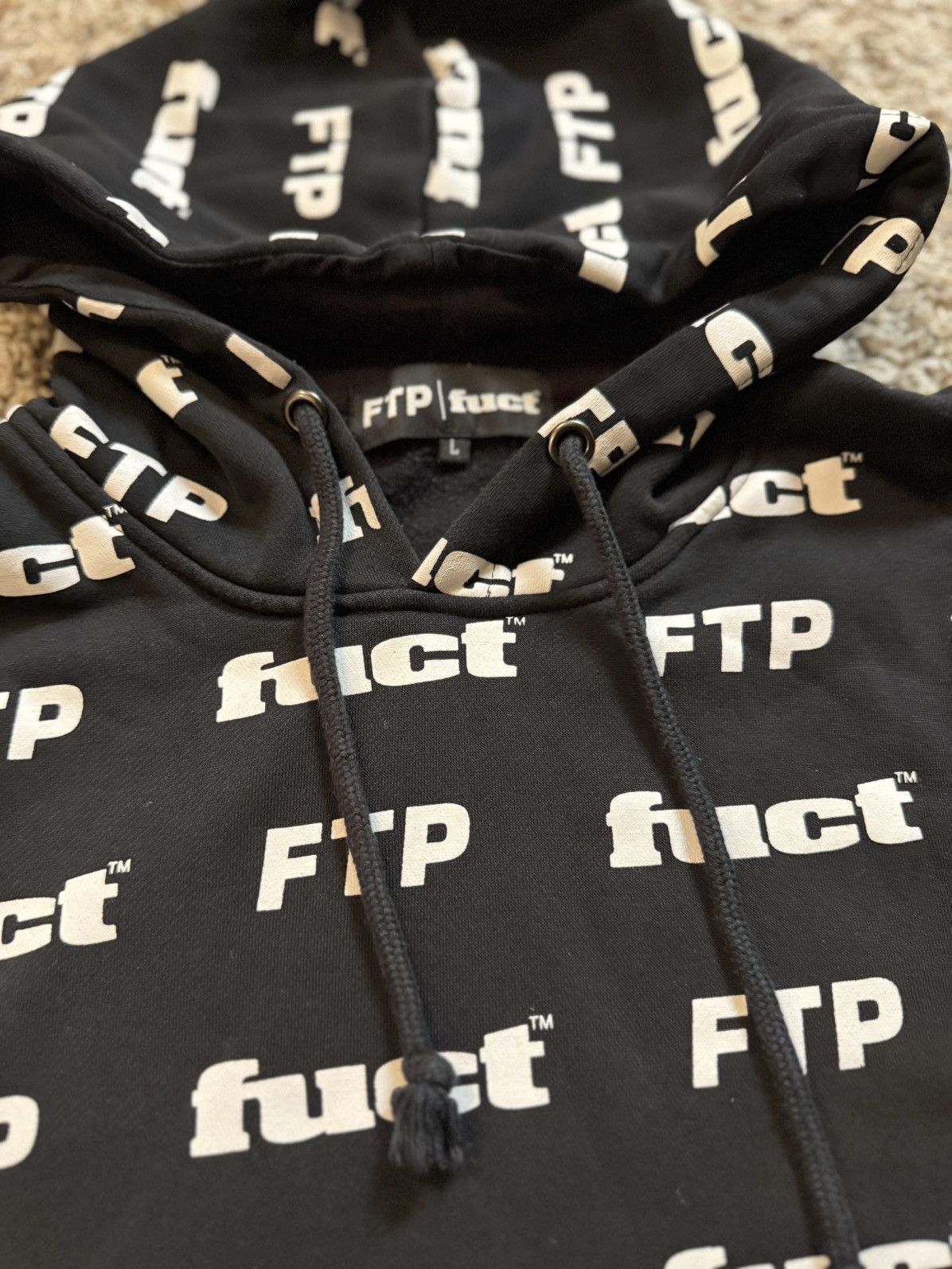 Fuck The Population FTP FUCT ALL OVER HOODIE LARGE Size US L / EU 52-54 / 3 - 2 Thumbnail