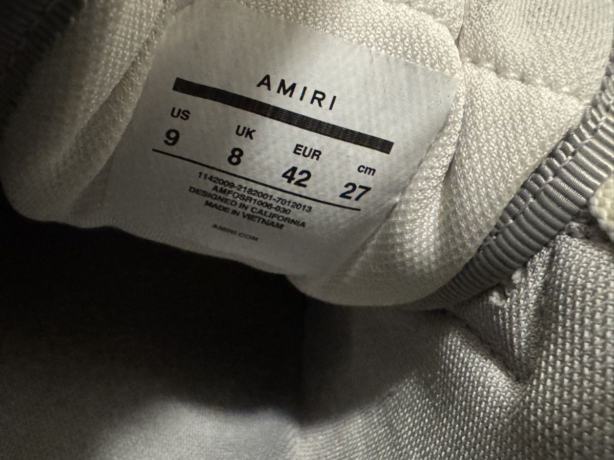 Amiri Amiri Skel Top Low Sneakers Size US 9 / EU 42 - 5 Thumbnail