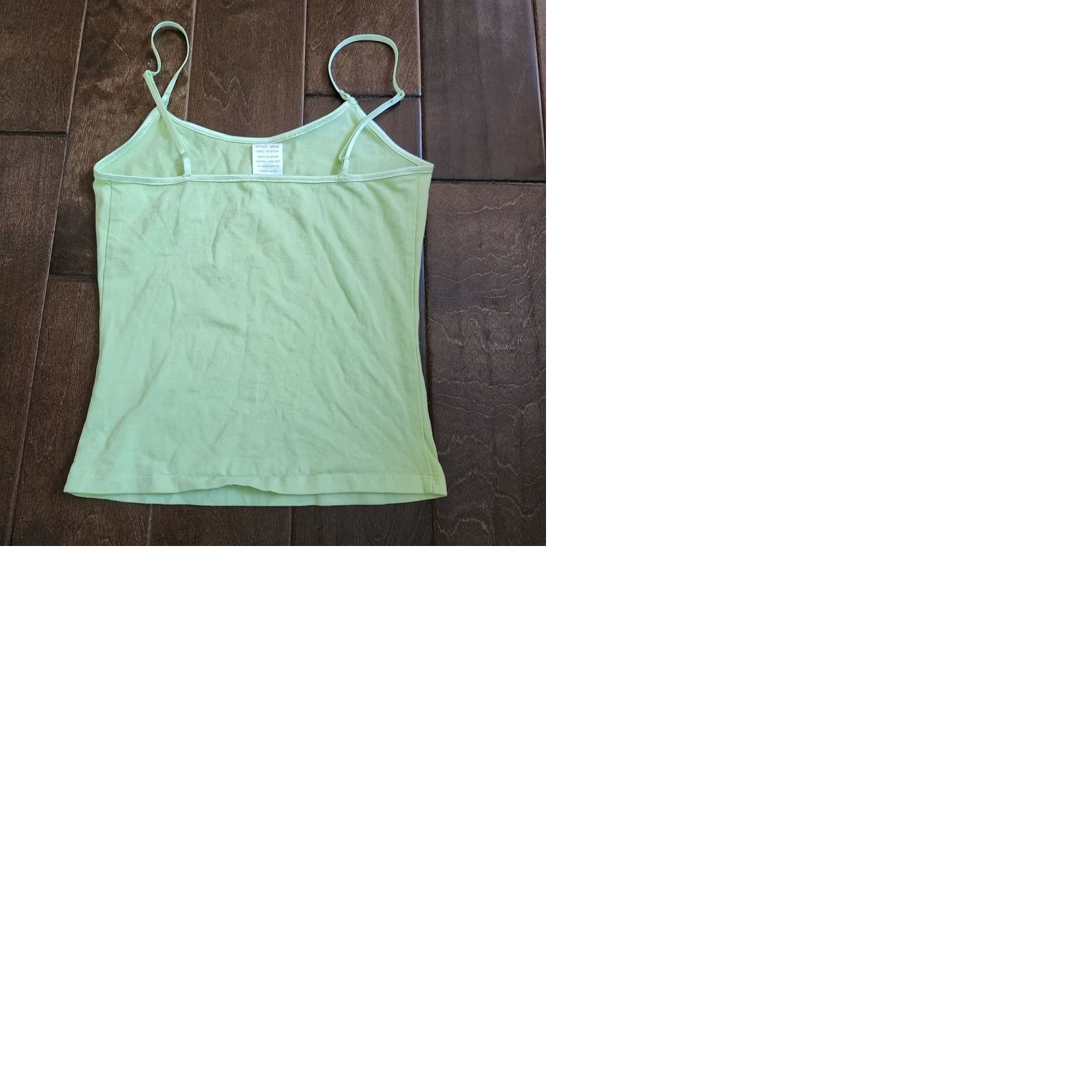 Vintage French Kiss Women's Tank Top Sleeveless Green Small Juniors Regular Fit Pullover Solid Lightweight Easy Care Size S / US 4 / IT 40 - 9 Thumbnail