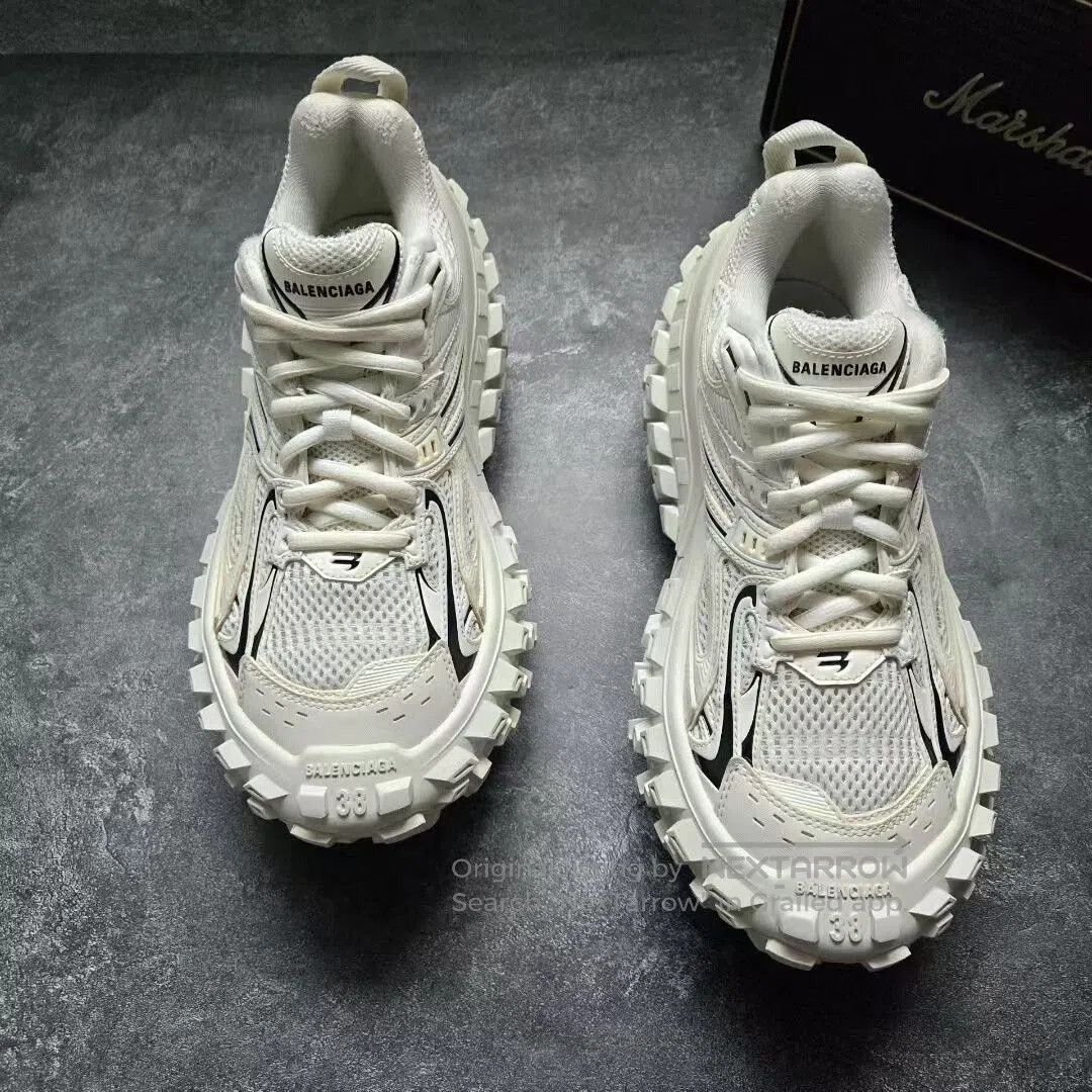 Balenciaga balenciaga defender black and white sneakers. Size US 7.5 / EU 40-41 - 2 Thumbnail
