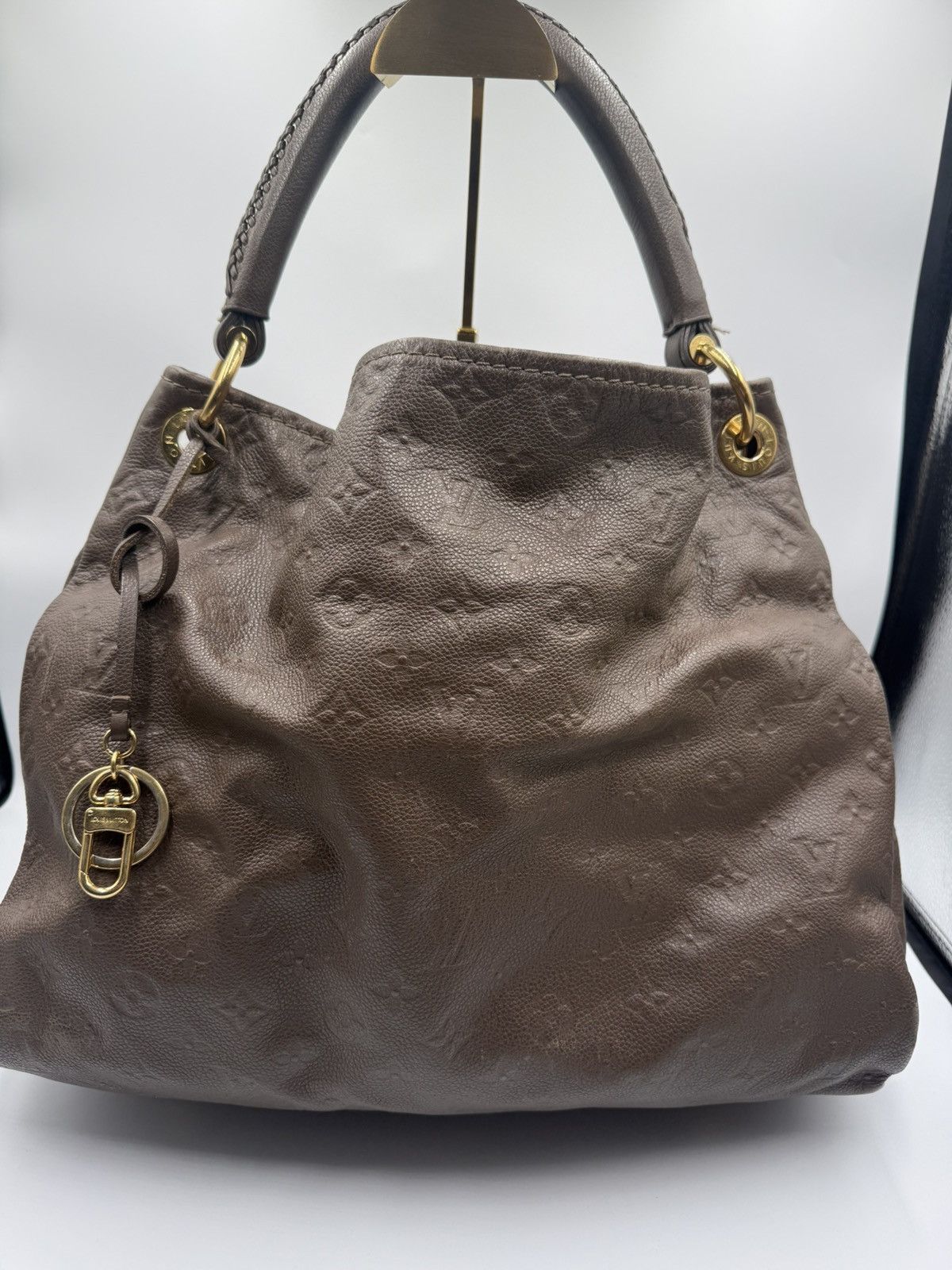 Louis Vuitton Louis Vuitton Empreinte Leather Hobo Bag Brown Taupe Large Size ONE SIZE - 1 Thumbnail