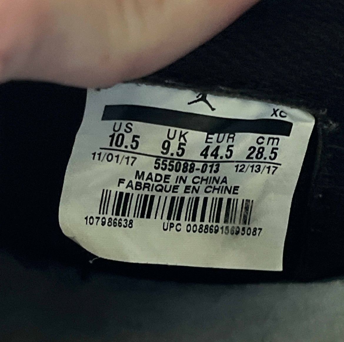 Jordan Brand Air Jordan 1 Shadow “2018” Size US 10.5 / EU 43-44 - 6 Thumbnail