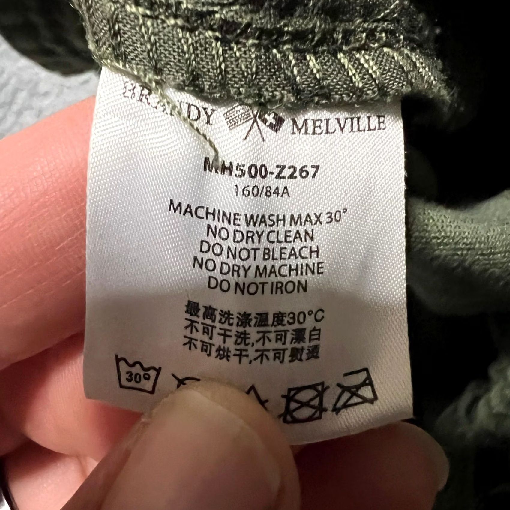 Brandy Melville Brandy Melville Pants Womens OS GRN Cargo Military Utility Straight Cotton Blend OS Regular Green 27x30 Mens? Size 42" / US 20 - 6 Thumbnail