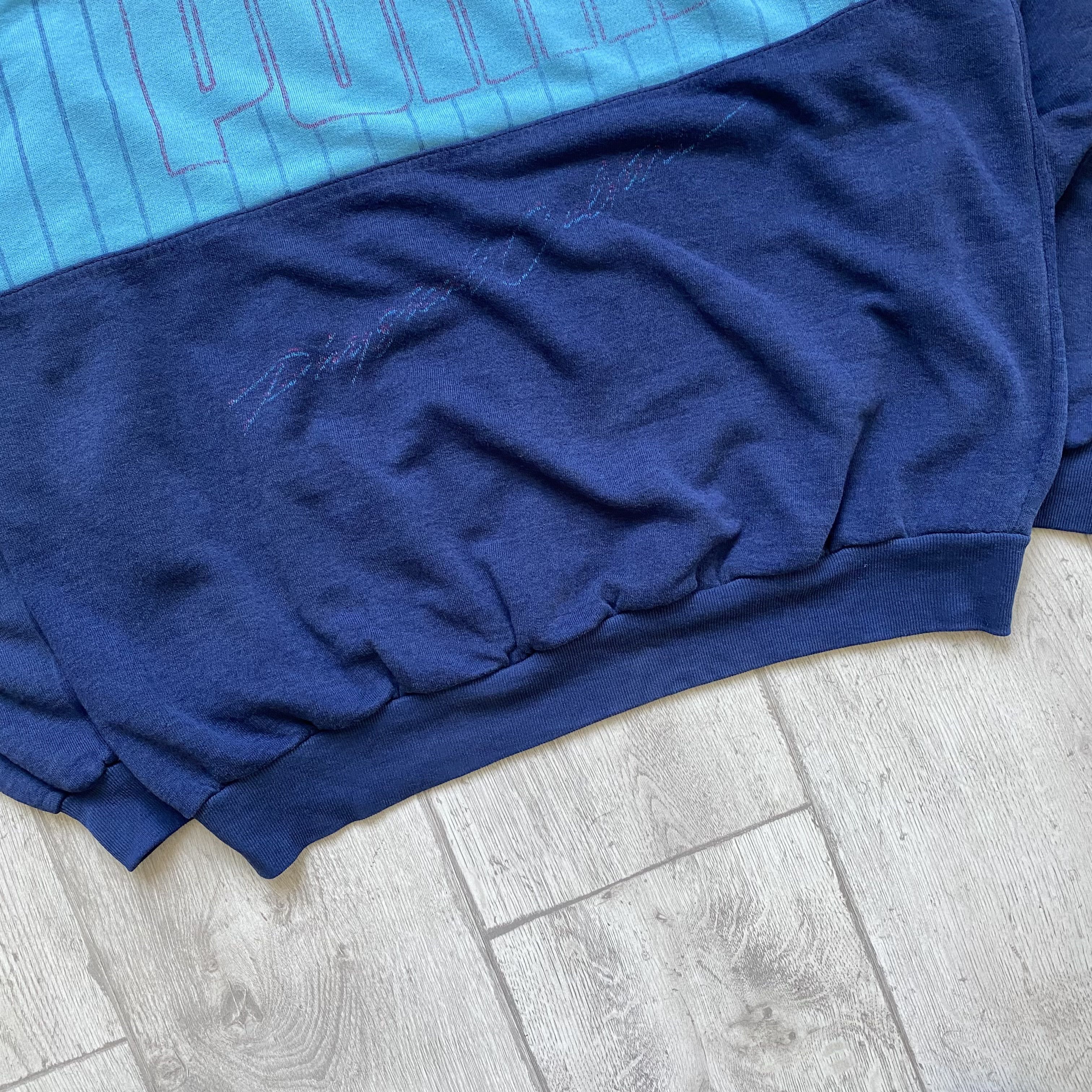 Puma Vintage 80s Puma sweatshirt Distressed Big logo Size US M / EU 48-50 / 2 - 3 Thumbnail