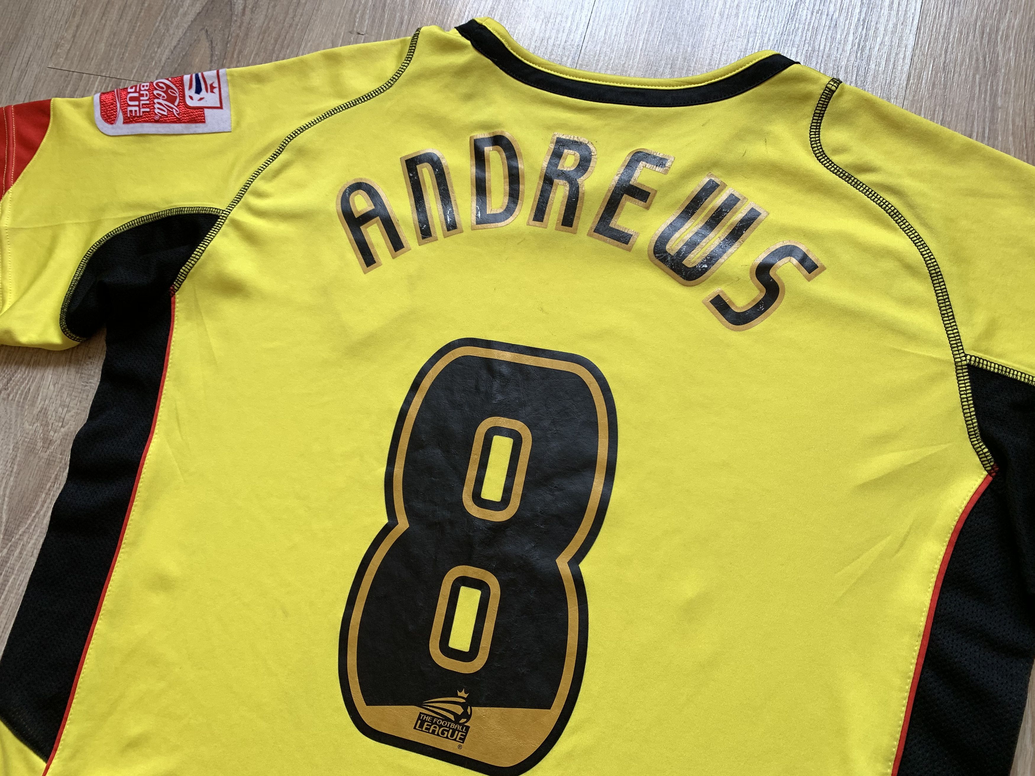 Joma × Vintage Rare Watford Joma Home Andrews #8 2009-2010 Size US M / EU 48-50 / 2 - 7 Thumbnail