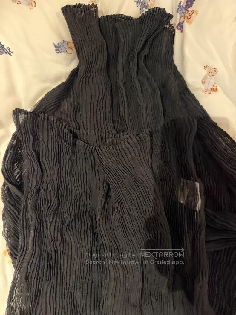 Issey Miyake Issey Miyake Black Wicker Turtleneck Long Sleeve Size M / US 6-8 / IT 42-44 - 3 Thumbnail