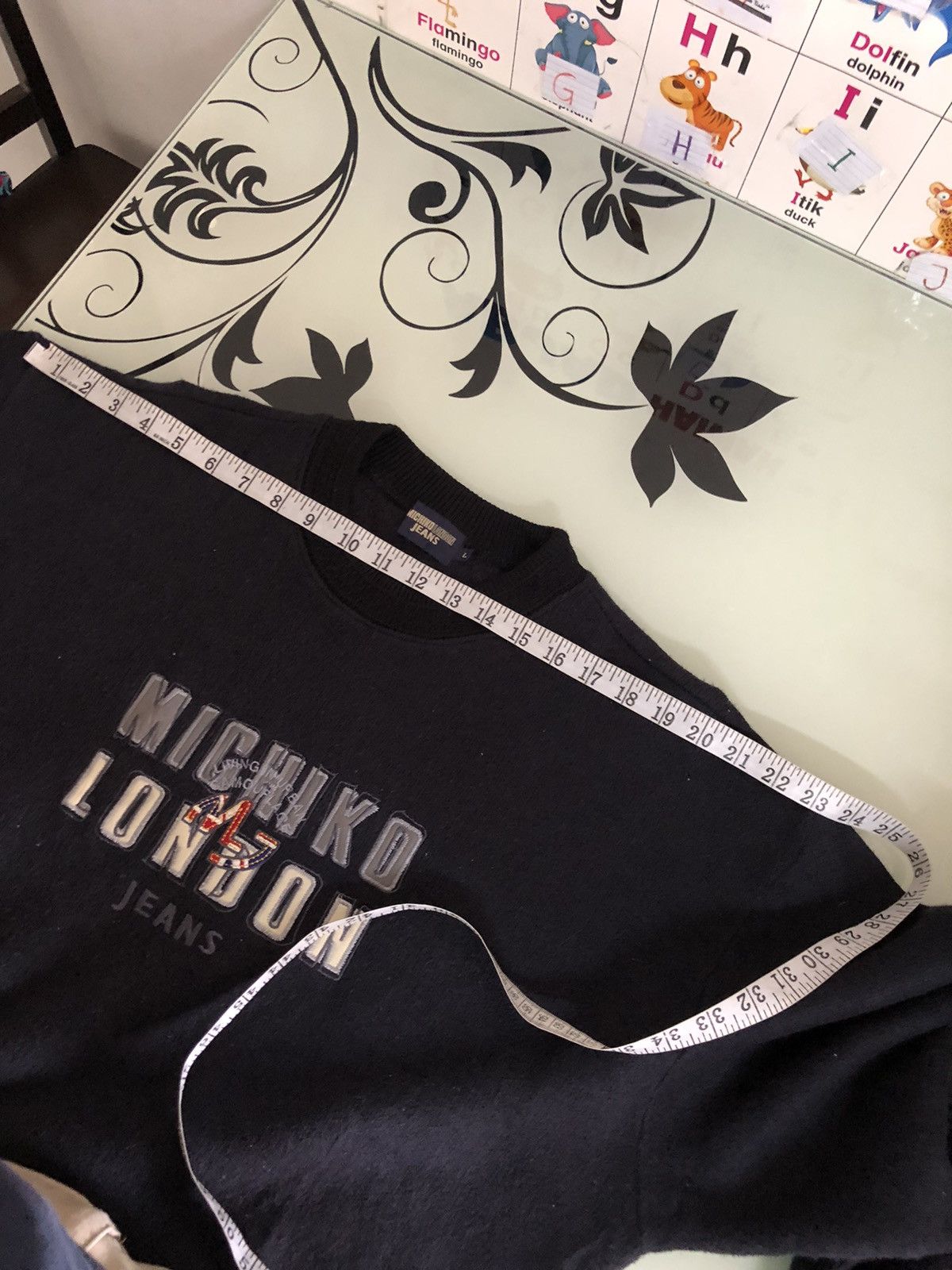 Michiko Koshino London Vintage 90s Michiko London Jeans Embroidery Logo Sweatshirt Size US L / EU 52-54 / 3 - 18 Thumbnail