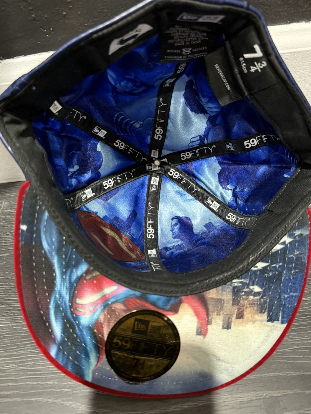 New Era Superman Justice League New Era Hat Size 46 - 3 Thumbnail