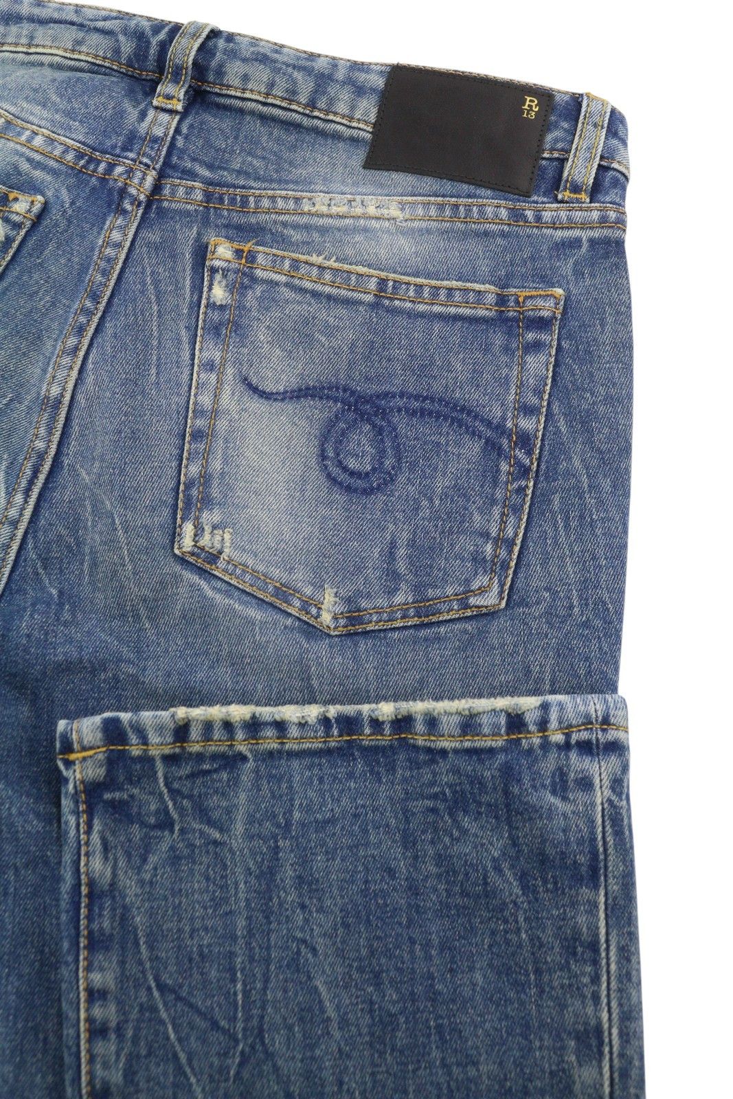 R13 KICK 26 Kelly Faded Blue 88197 Size 26" / US 2 / IT 38 - 6 Thumbnail