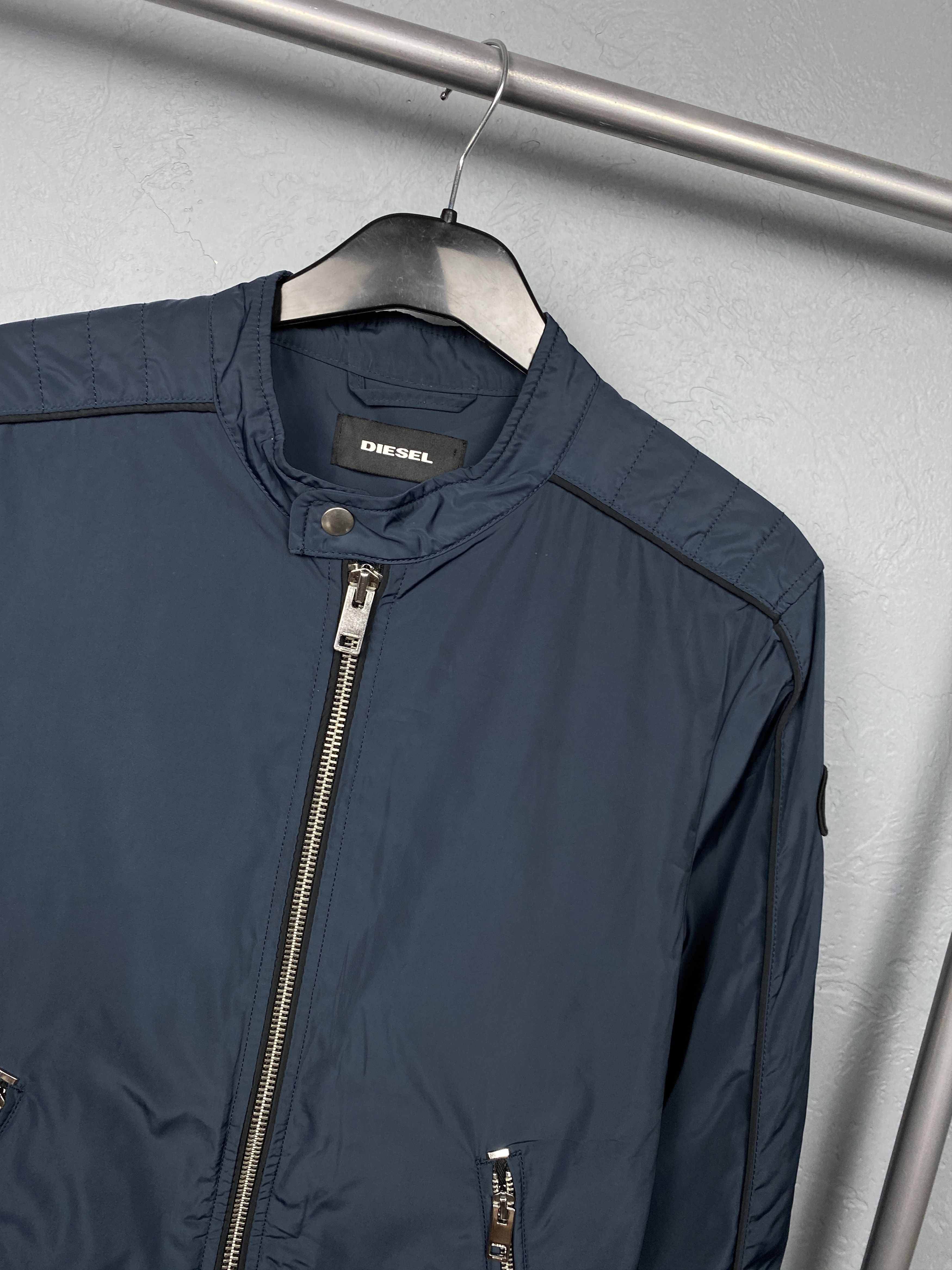 Diesel Diesel Vintage Mens Nylon Bomber Jacket Size US L / EU 52-54 / 3 - 2 Thumbnail