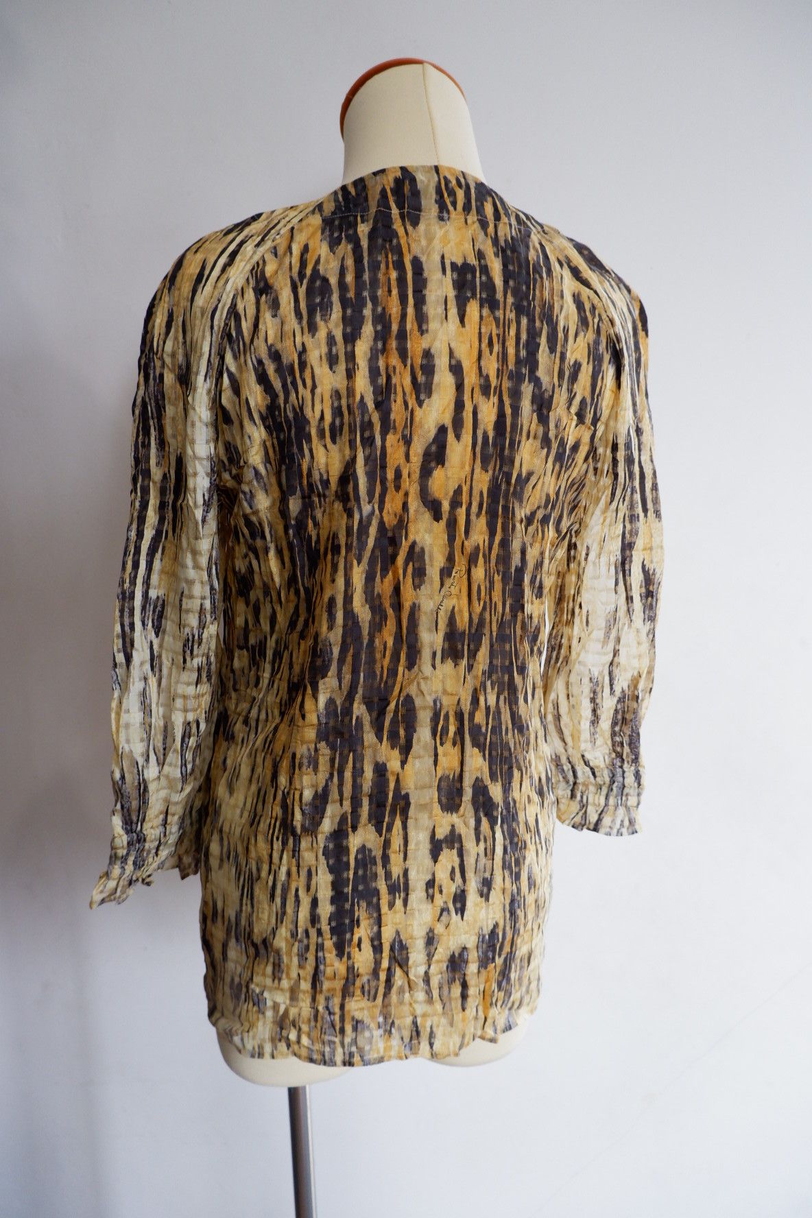 Roberto Cavalli Roberto Cavalli - 2000s Silk Printed Blouse Shirt Size M / US 6-8 / IT 42-44 - 2 Thumbnail