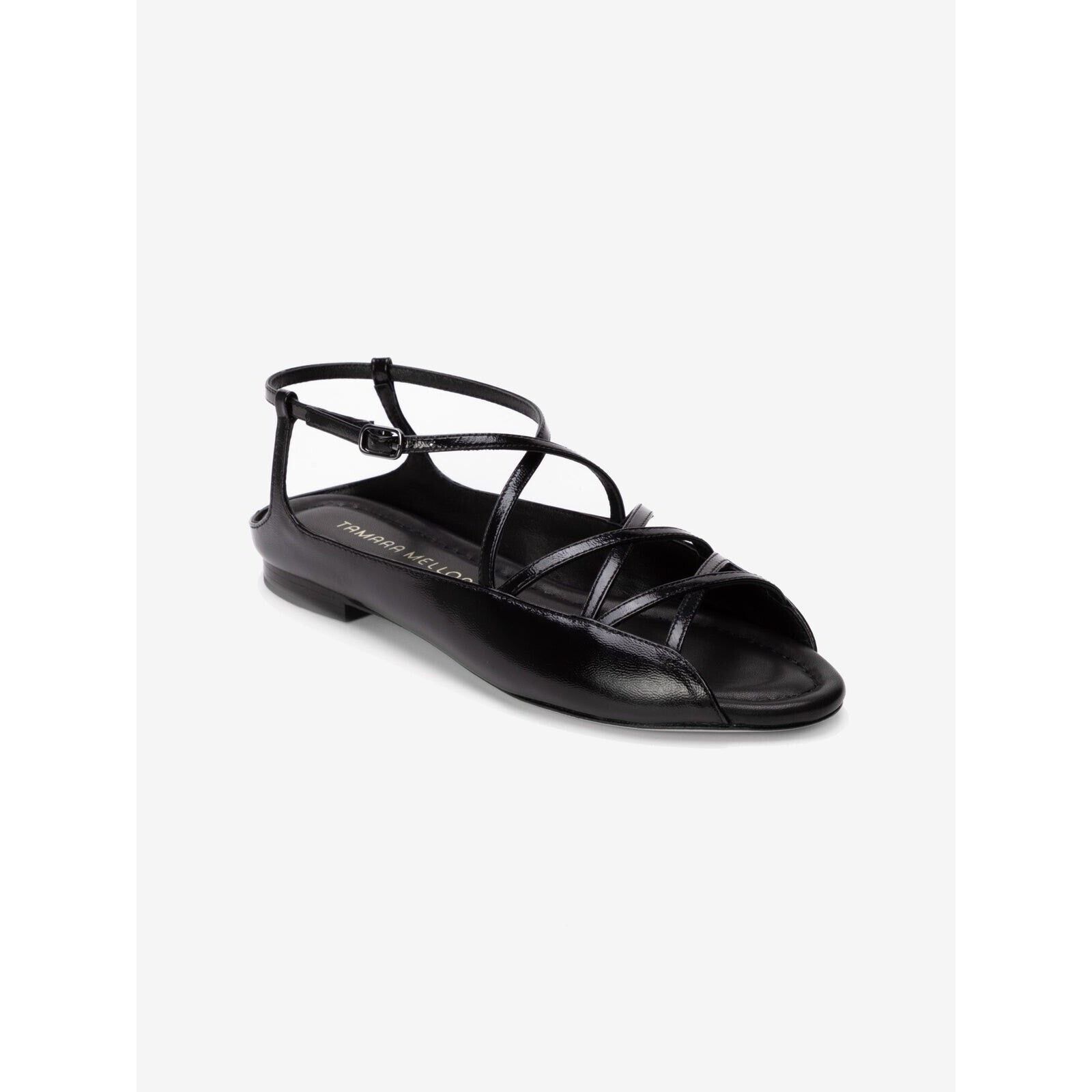 Tamara Mellon Tamara Mellon Napa Leather Ankle Strap Sandal Size US 8 / IT 38 - 11 Thumbnail