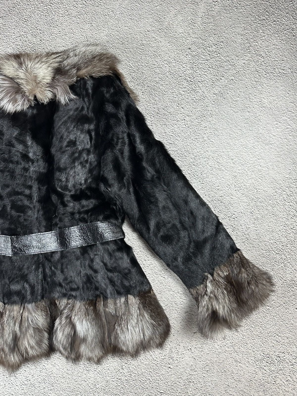 Other Vintage Fur Fuzzy Faux Jacket Japan Gothic Opium Y2K Coat Size M / US 6-8 / IT 42-44 - 16 Thumbnail
