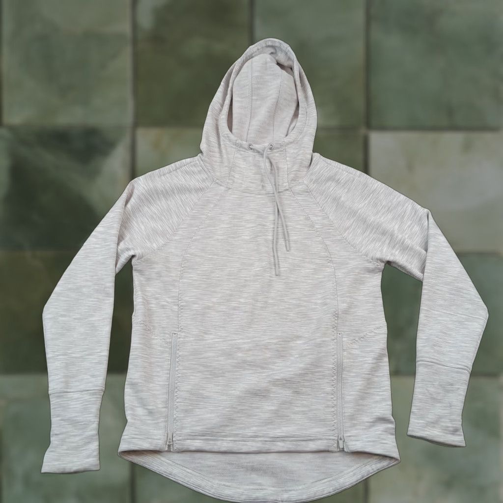 Athleta Athleta Womens Extra Small Gray Athletic Hoodie Full Zip Pullover Size XS / US 0-2 / IT 36-38 - 1 Thumbnail