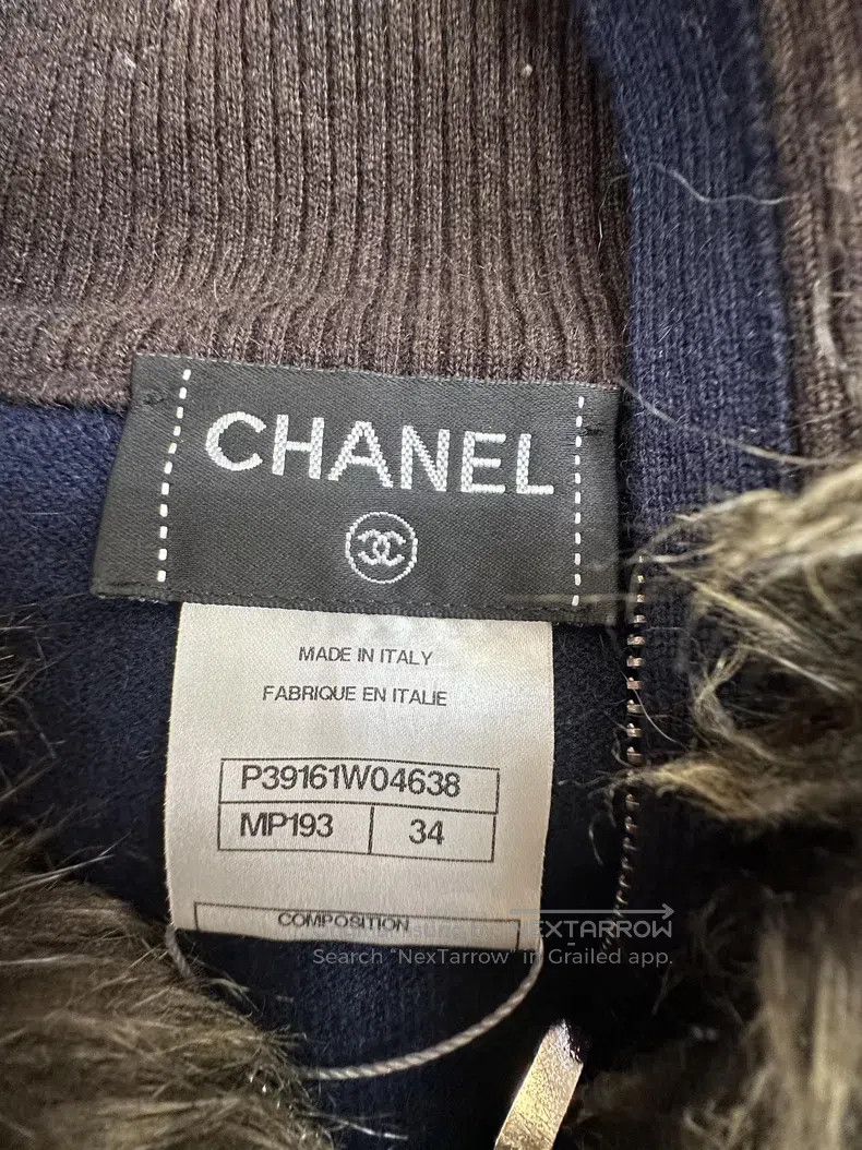 Chanel Chanel Eco-friendly fur zipper jacket Size XXS / US 00 / IT 34 - 8 Thumbnail